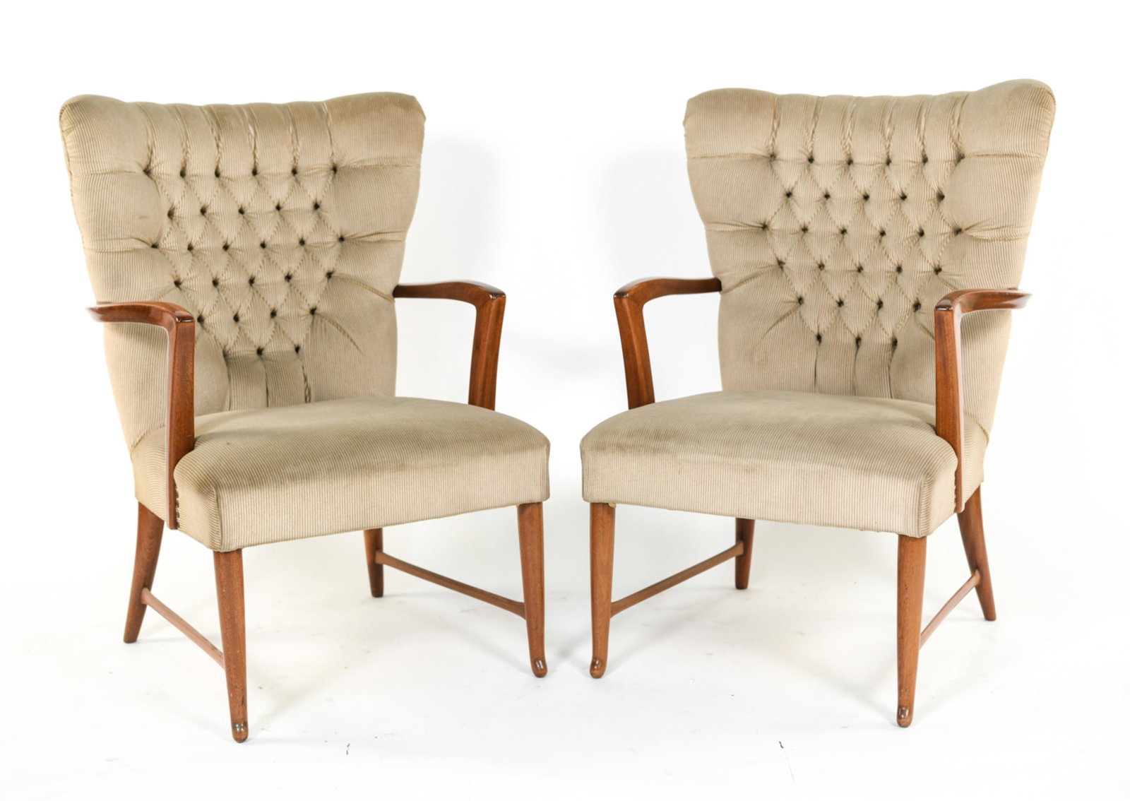 PAOLO BUFFA ATTRIBUTION PAIR OF LOUNGE CHAIRS (1 of 12)