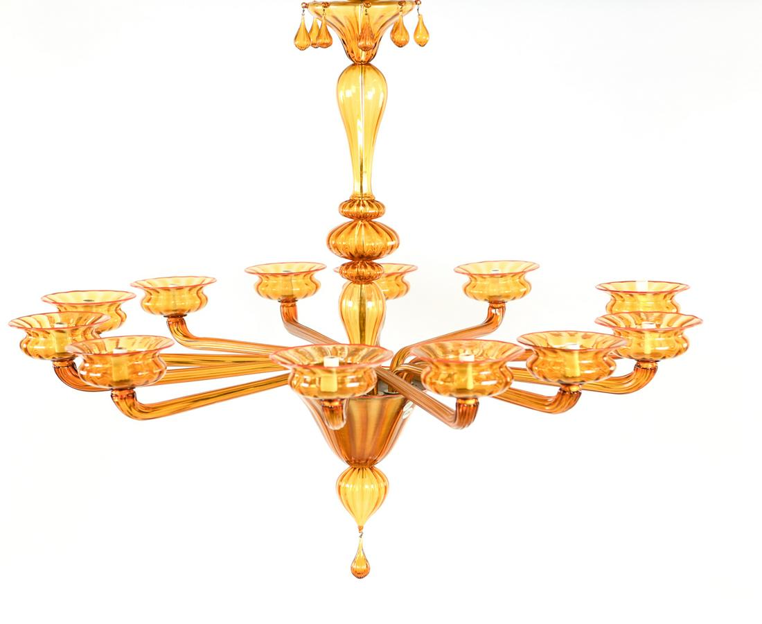 VENETIAN MURANO CENEDESE LORIN MARSH CHANDELIER (1 of 15)