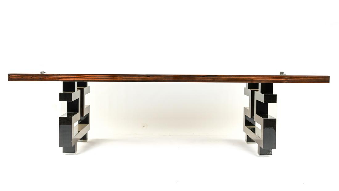 LORIN MARSH DESIGN LARGE DYNASTY DINING TABLE (1 of 8)