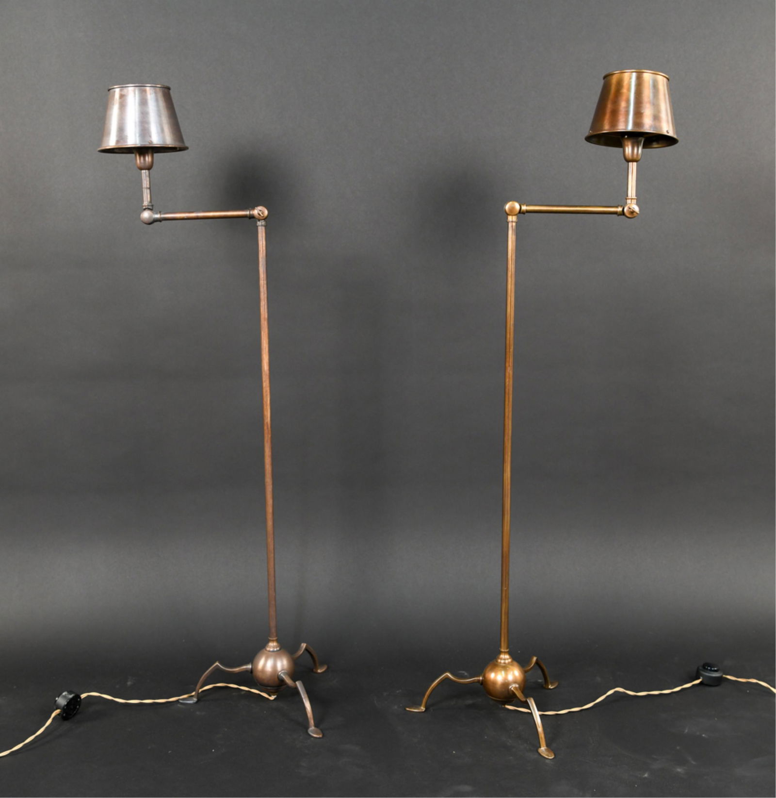 (2) LORIN MARSH DESIGN ARTICULATING FLOOR LAMPS (1 of 6)