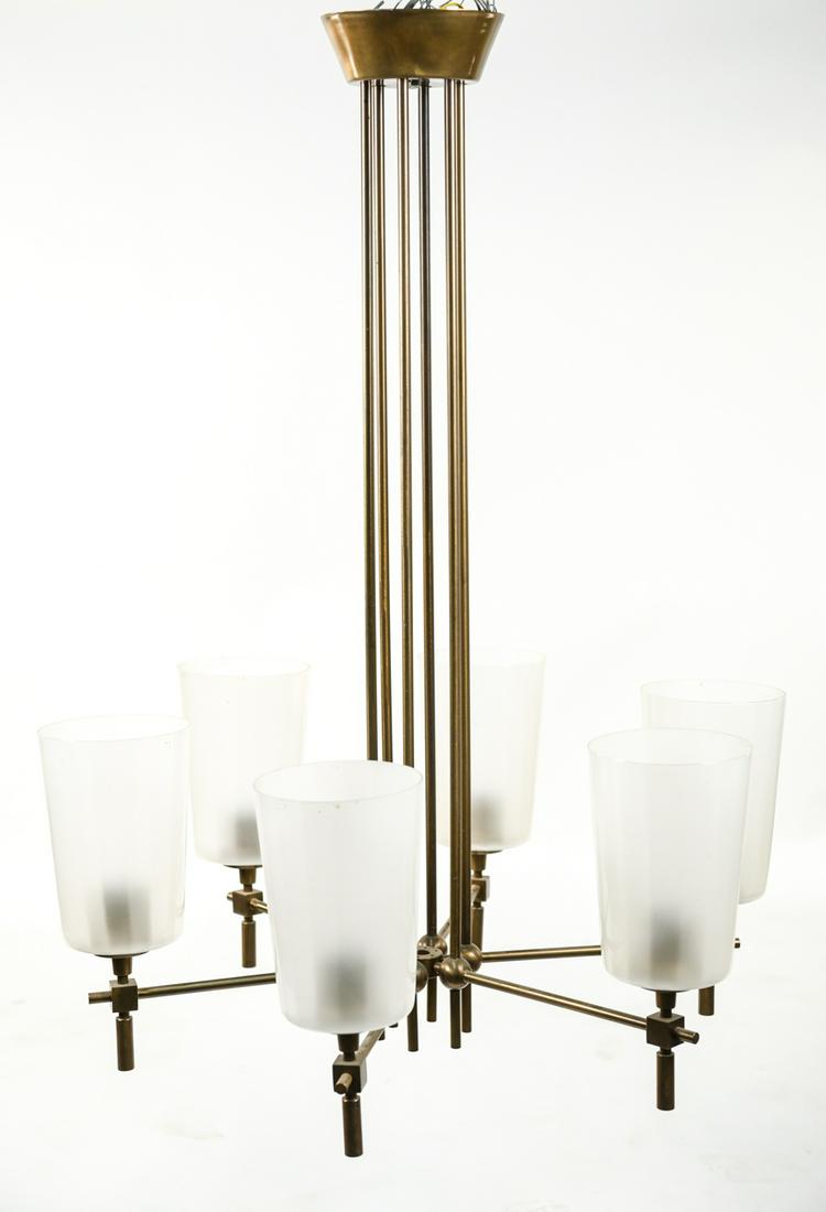 TOMMI PARZINGER STYLE LARGE CHANDELIER (1 of 11)
