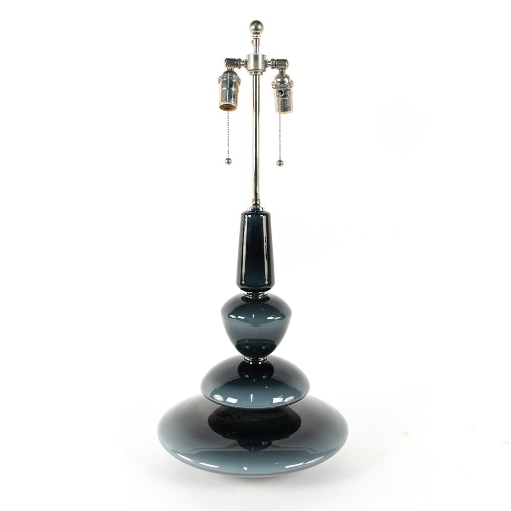CENEDESE FOR LORIN MARSH TRIPLE TIER GLASS LAMP (1 of 9)