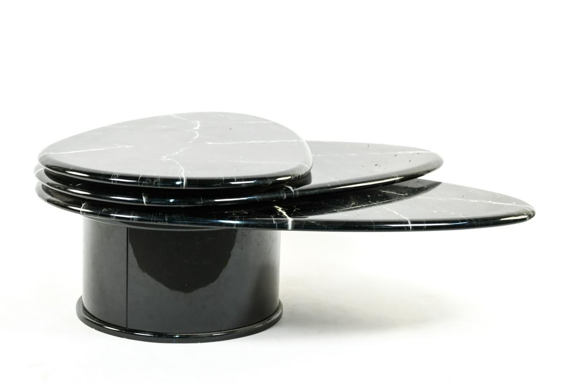 VINTAGE TIERED & ROTATING COFFEE TABLE (1 of 10)