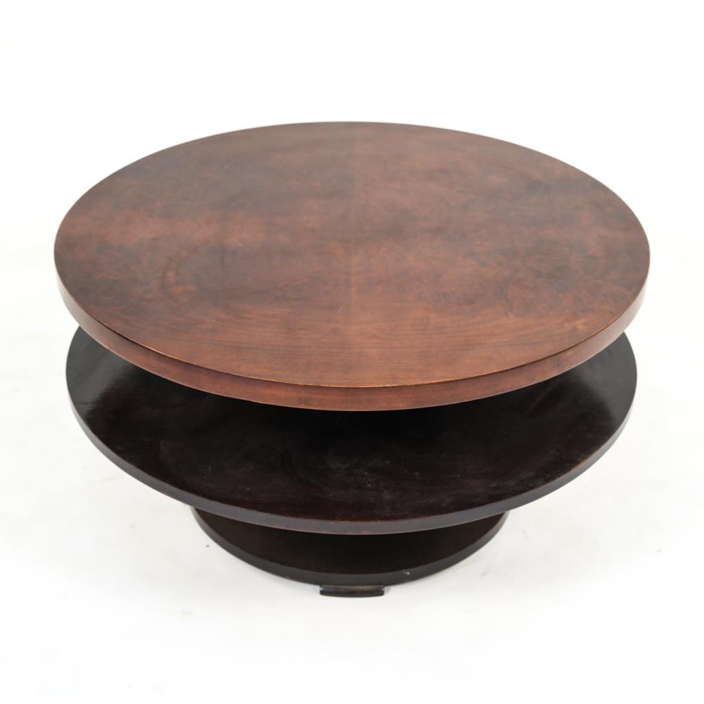 ENGLISH ART DECO TIERED COFFEE TABLE (1 of 4)