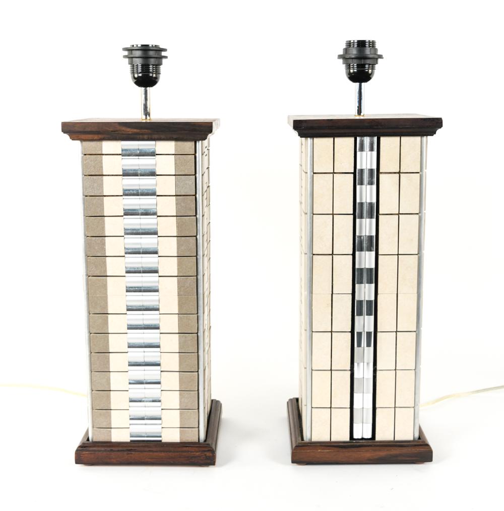 (2) DESIGNER TABLE LAMPS (1 of 10)