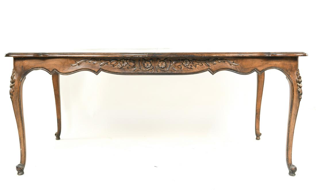 FRENCH COUNTRY STYLE EXTENSION DINING TABLE (1 of 15)