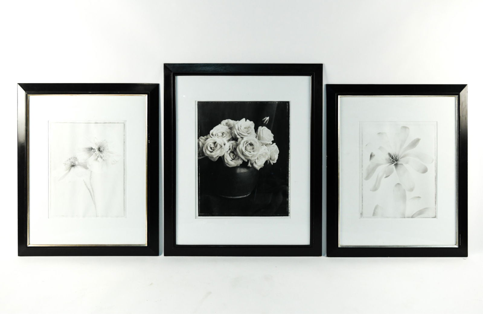 (3) FRAMED FLORAL PRINTS (1 of 7)