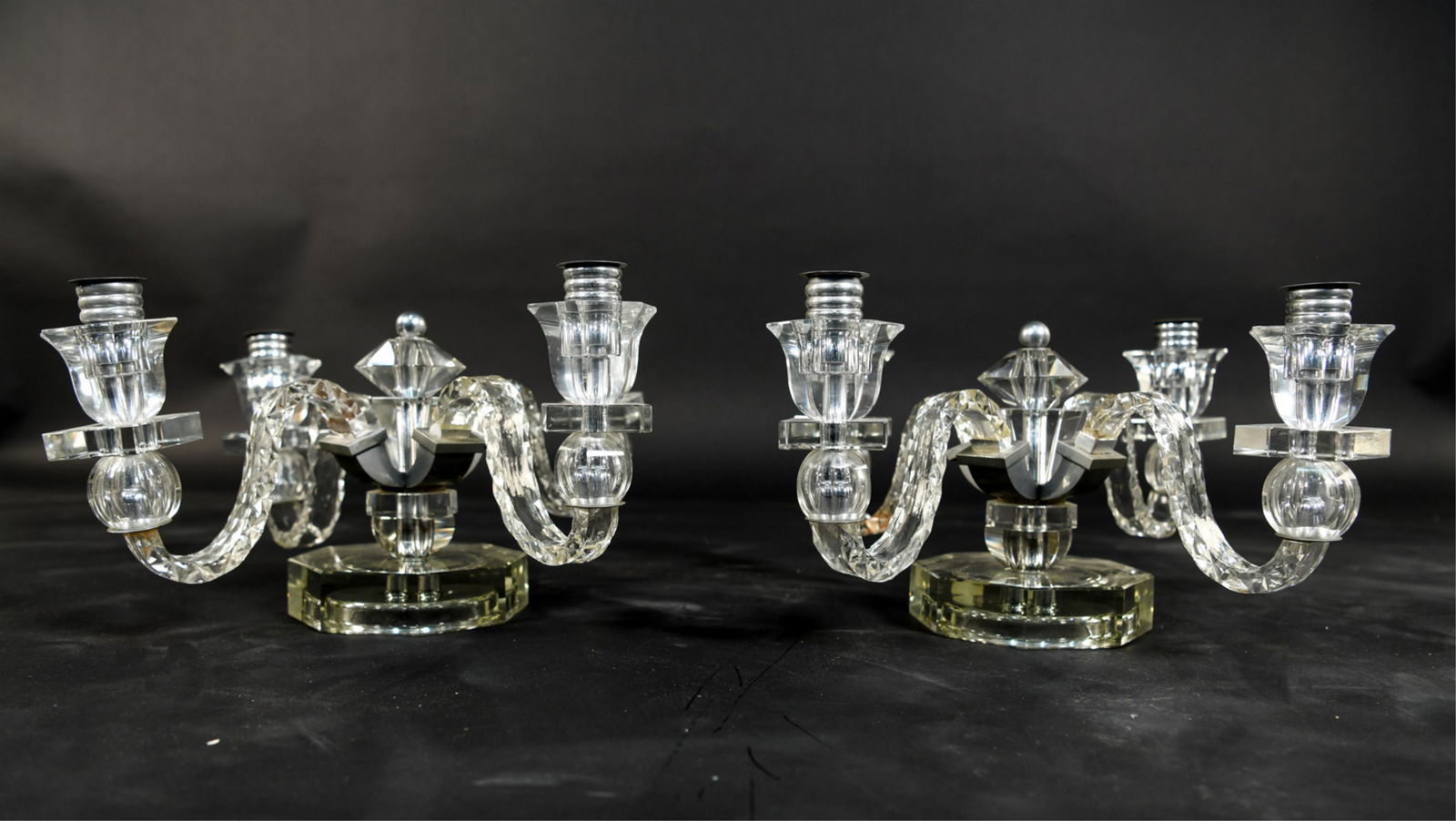 (2) ATTR. BACCARAT FRENCH CANDELABRAS (1 of 11)