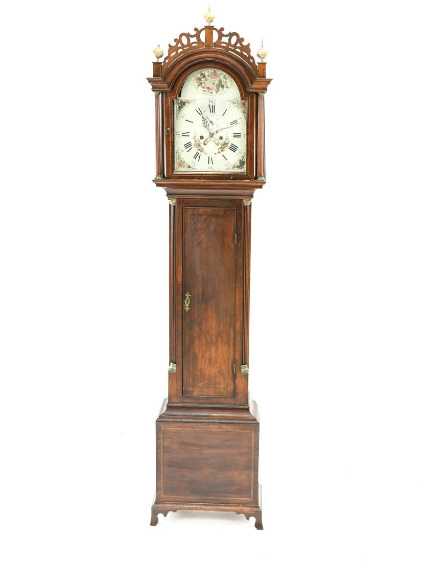 LATE 18TH C. AMERICAN TALL CASE CLOCK (1 of 20)