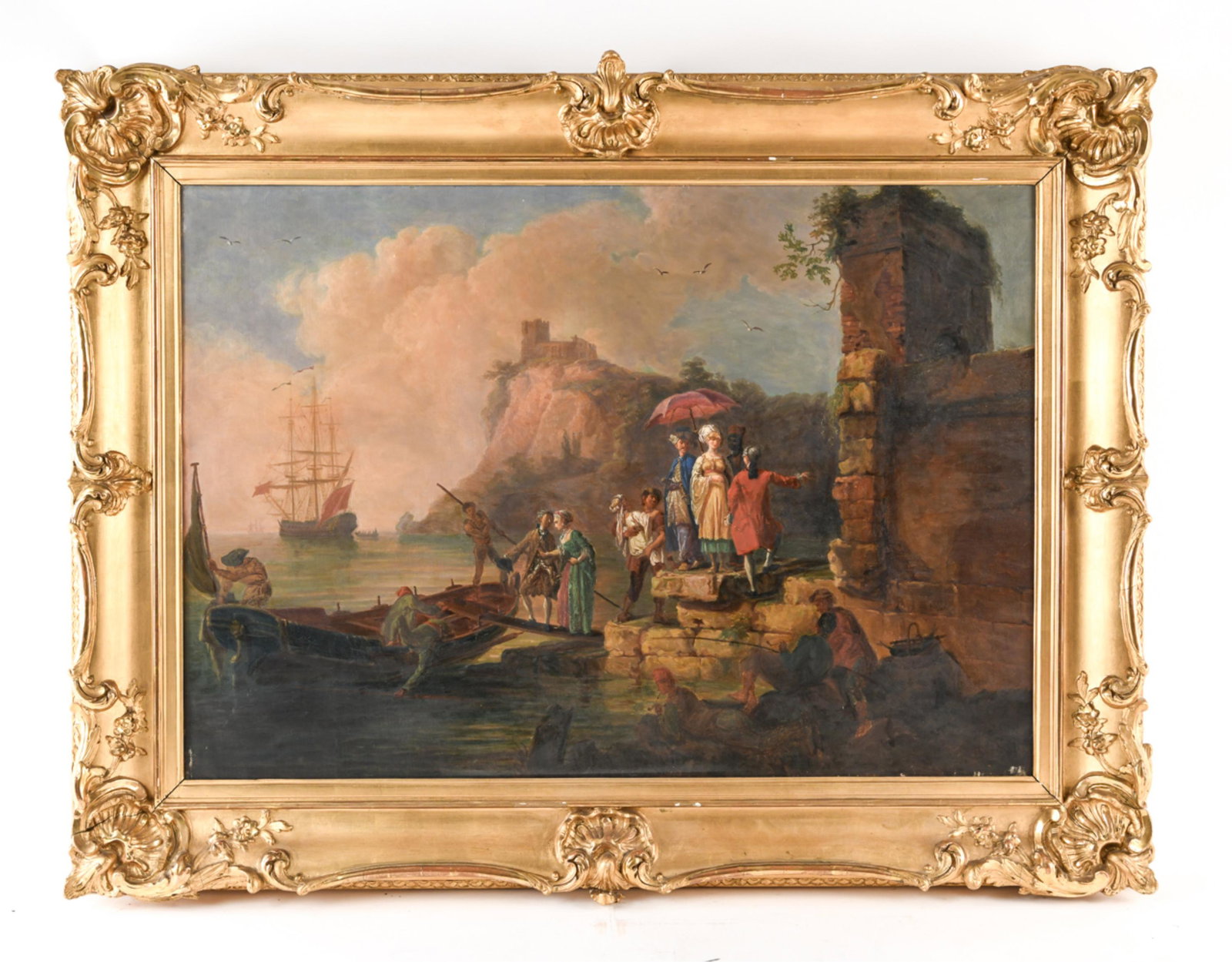 LARGE 19TH CENTURY O/C IN IMPRESSIVE FRAME (1 of 11)