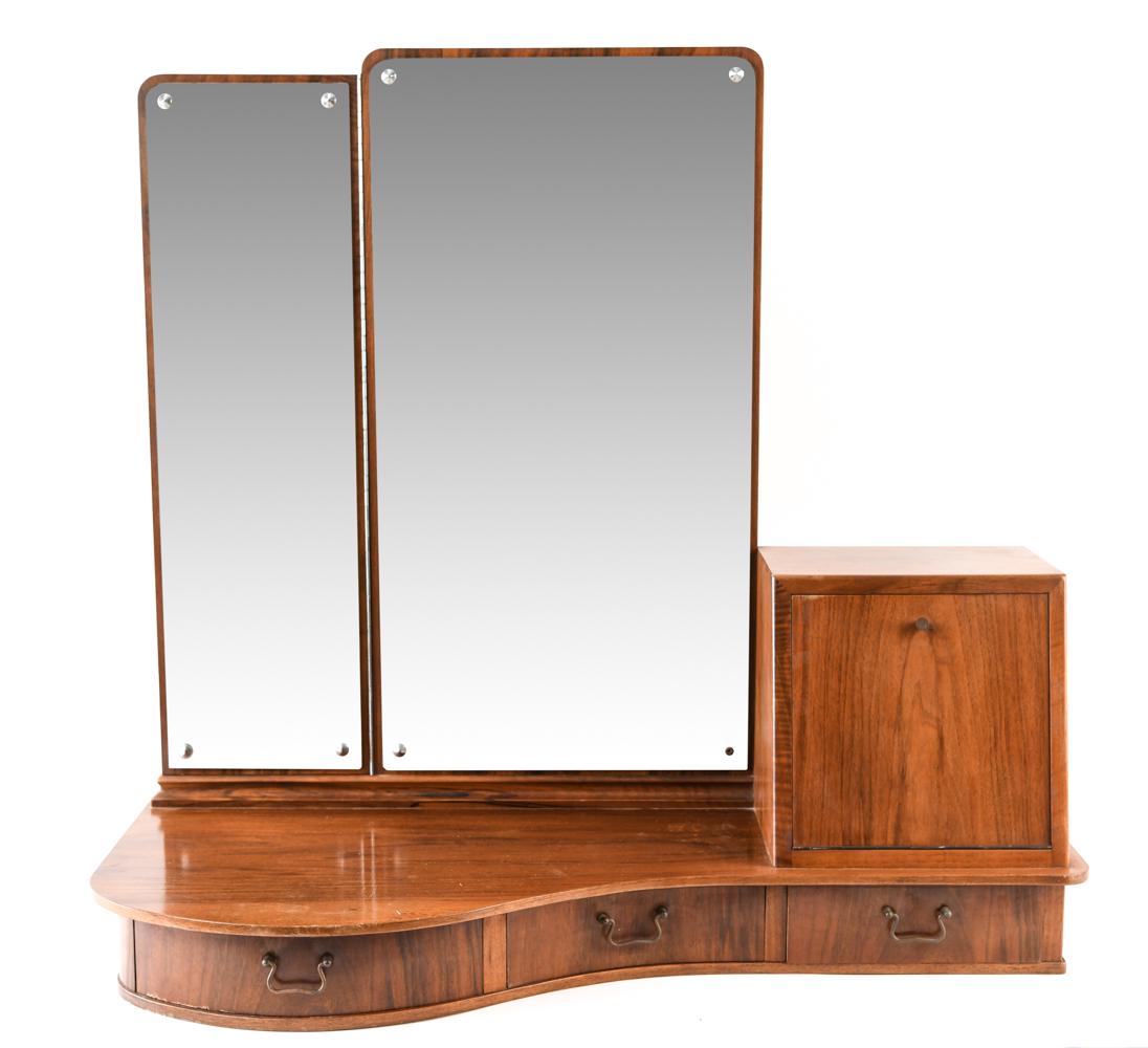 DANISH 1950S WALNUT VANITY (1 of 14)