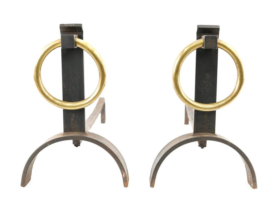 DONALD DESKEY STYLE ANDIRONS (1 of 9)