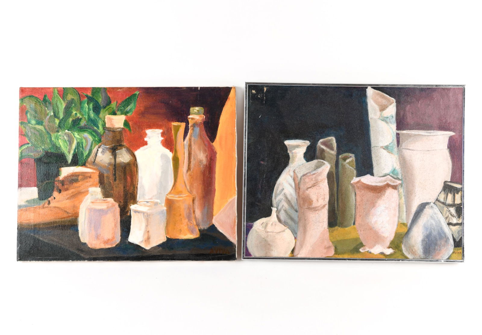 (2) MODERN STILL LIFE O/C PAINTINGS SIGNED (1 of 11)