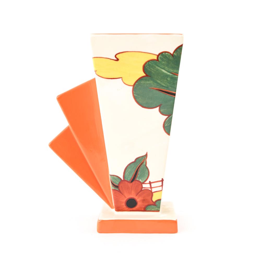 BIZARE BY CLARICE CLIFF ART DECO VASE IN BOX (1 of 10)