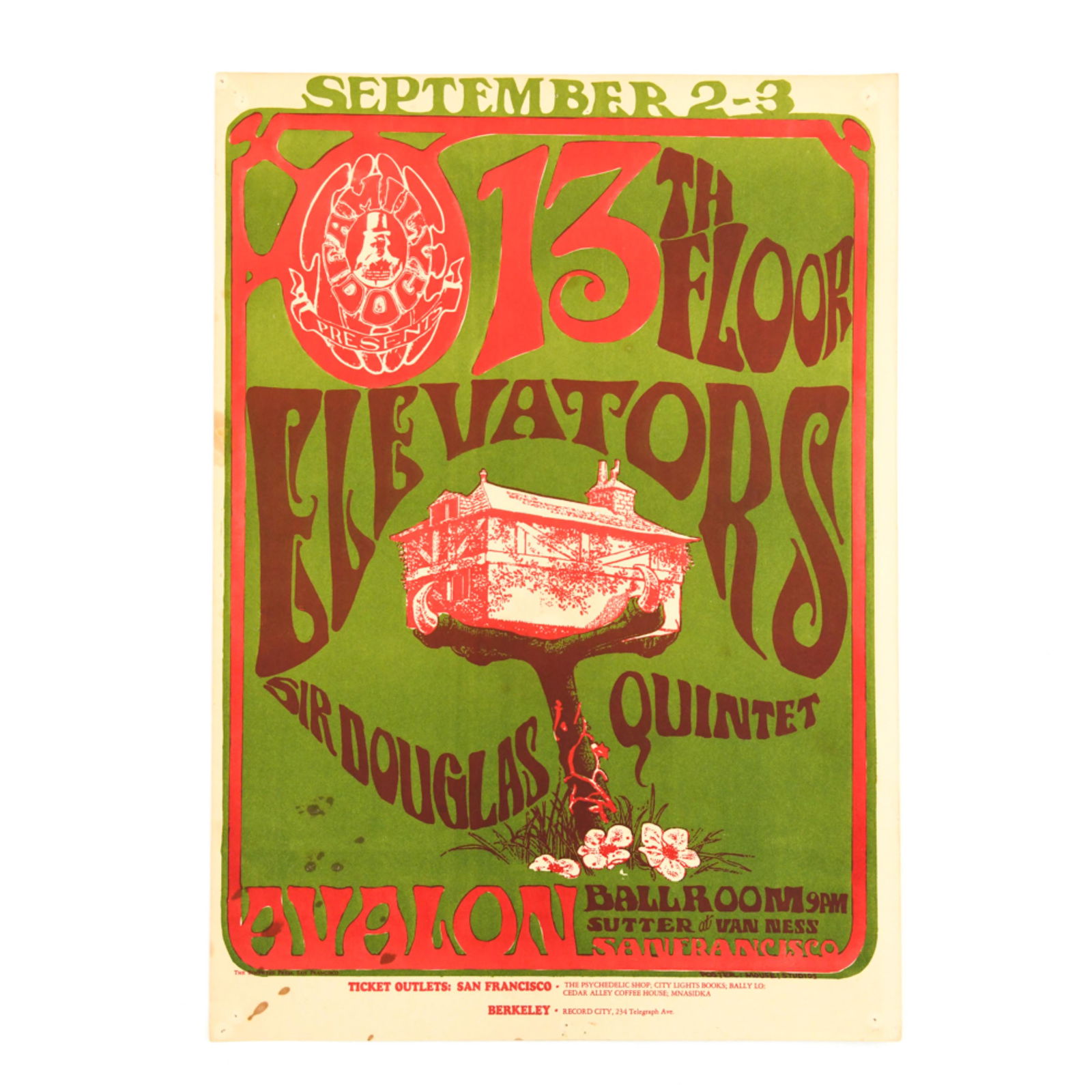 FD 24 13TH FLOOR ELEVATORS & SIR DOUGLAS QUINTET (1 of 8)