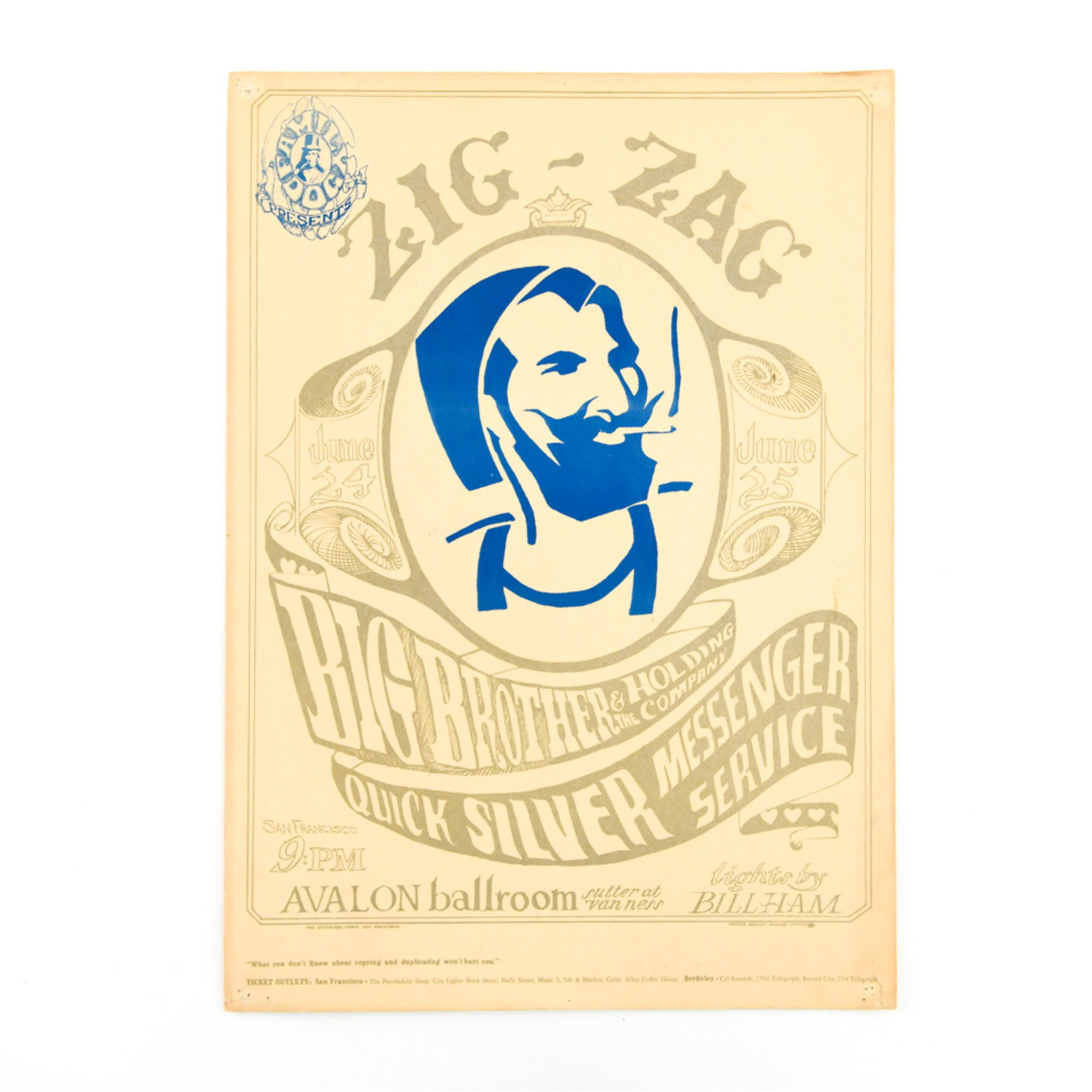 FD 14 1966 ZIG-ZAG MAN, BIG BROTHER, QUICKSILVER (1 of 7)