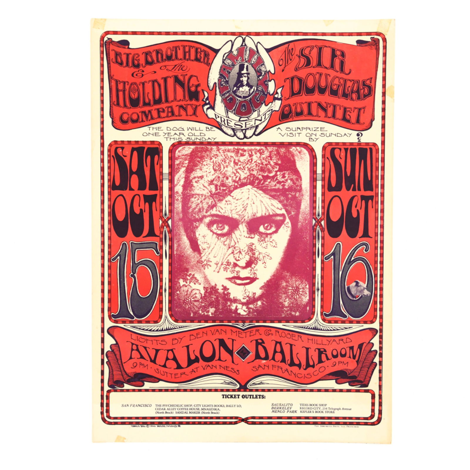 FD #30-1BIG BROTHER & HOLDING CO CONCERT POSTER (1 of 7)