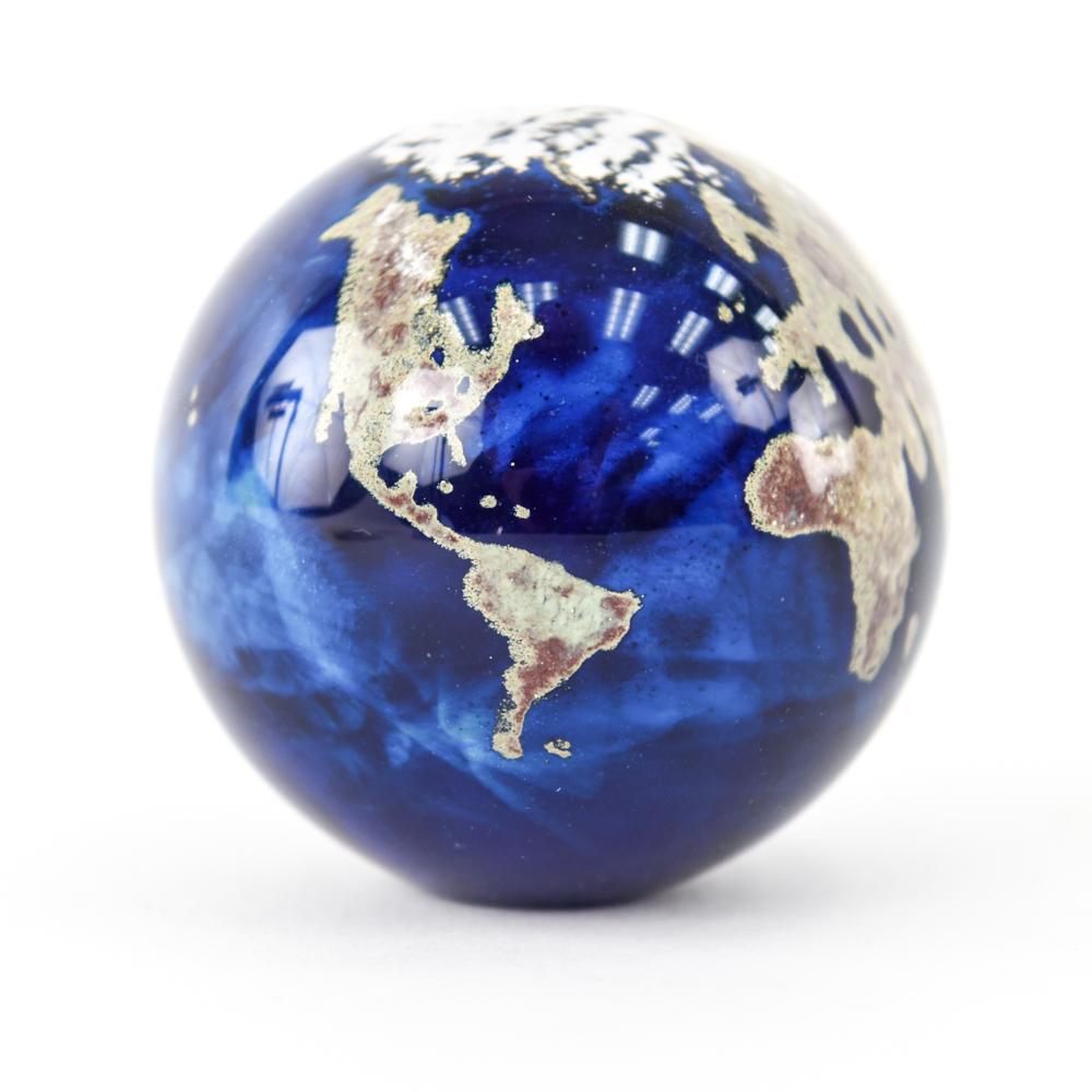 LUNDBERG STUDIOS ART GLASS EARTH PAPERWEIGHT (1 of 8)
