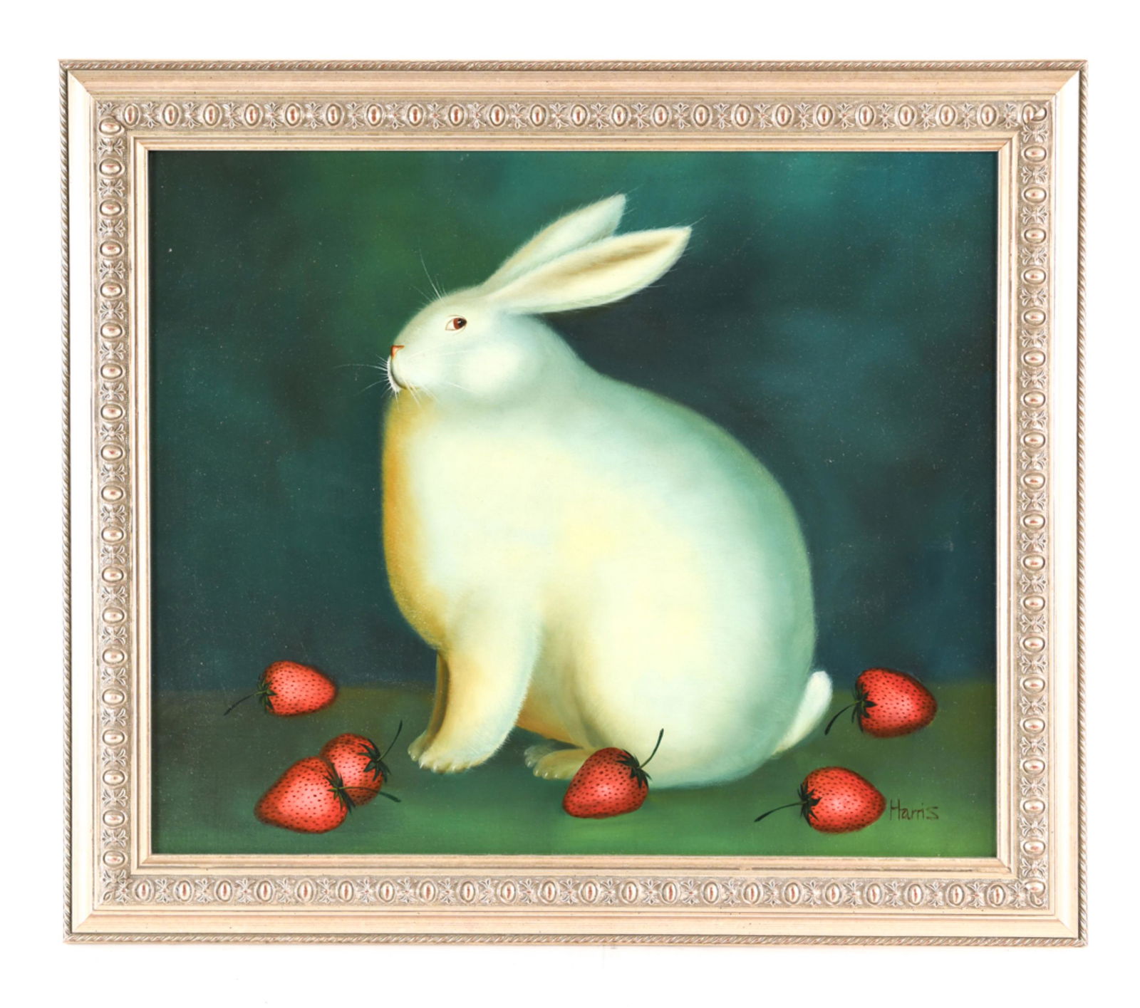 CONTEMPORARY O/C OF A RABBIT & BERRIES (1 of 7)