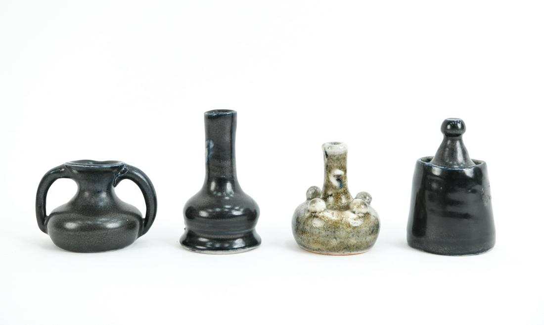 SMALL STUDIO POTTERY VASES & VESSELS (1 of 12)