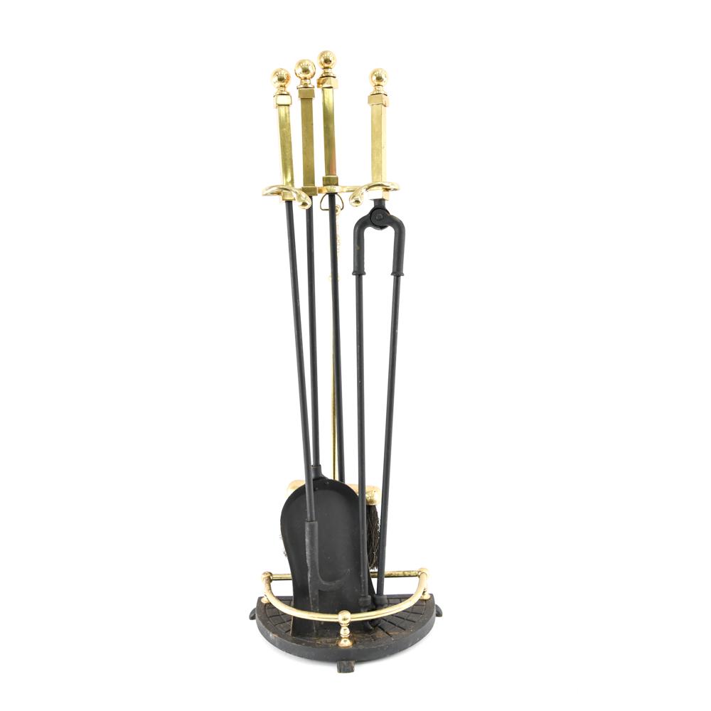BRASS FIREPLACE TOOLS (1 of 6)