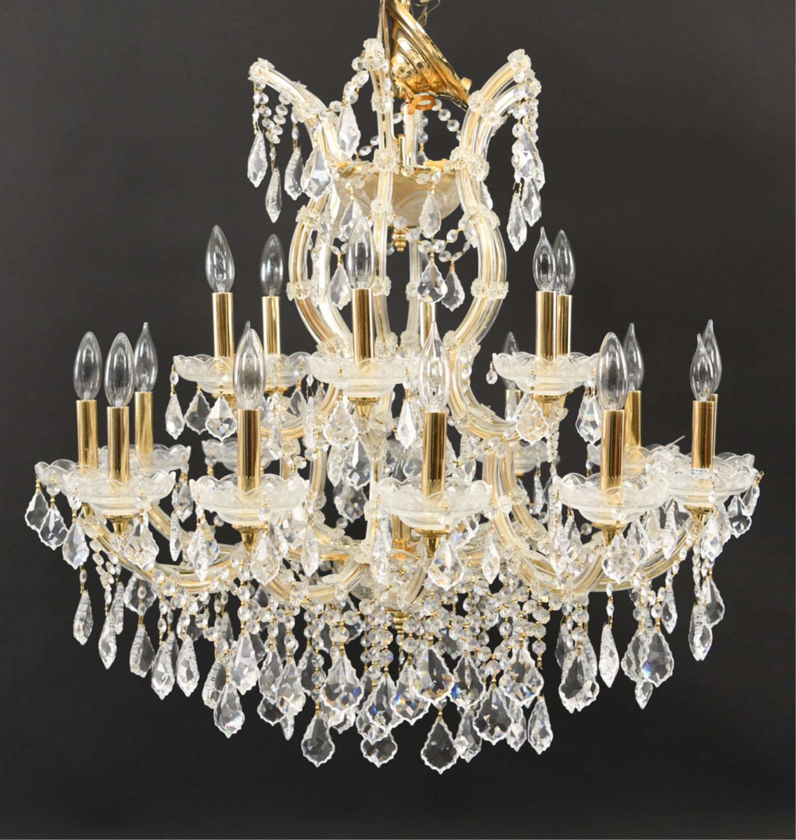 CONTEMPORARY VENETIAN STYLE CRYSTAL CHANDELIER (1 of 14)