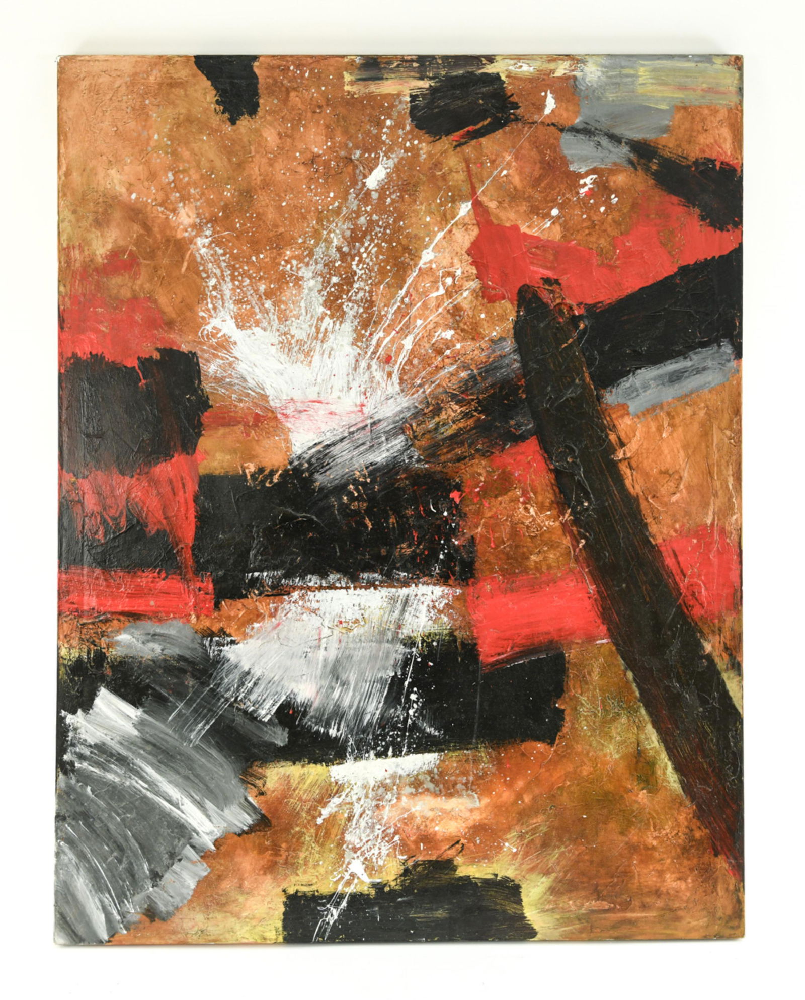 LARGE MODERN ABSTRACT O/C PAINTING (1 of 9)