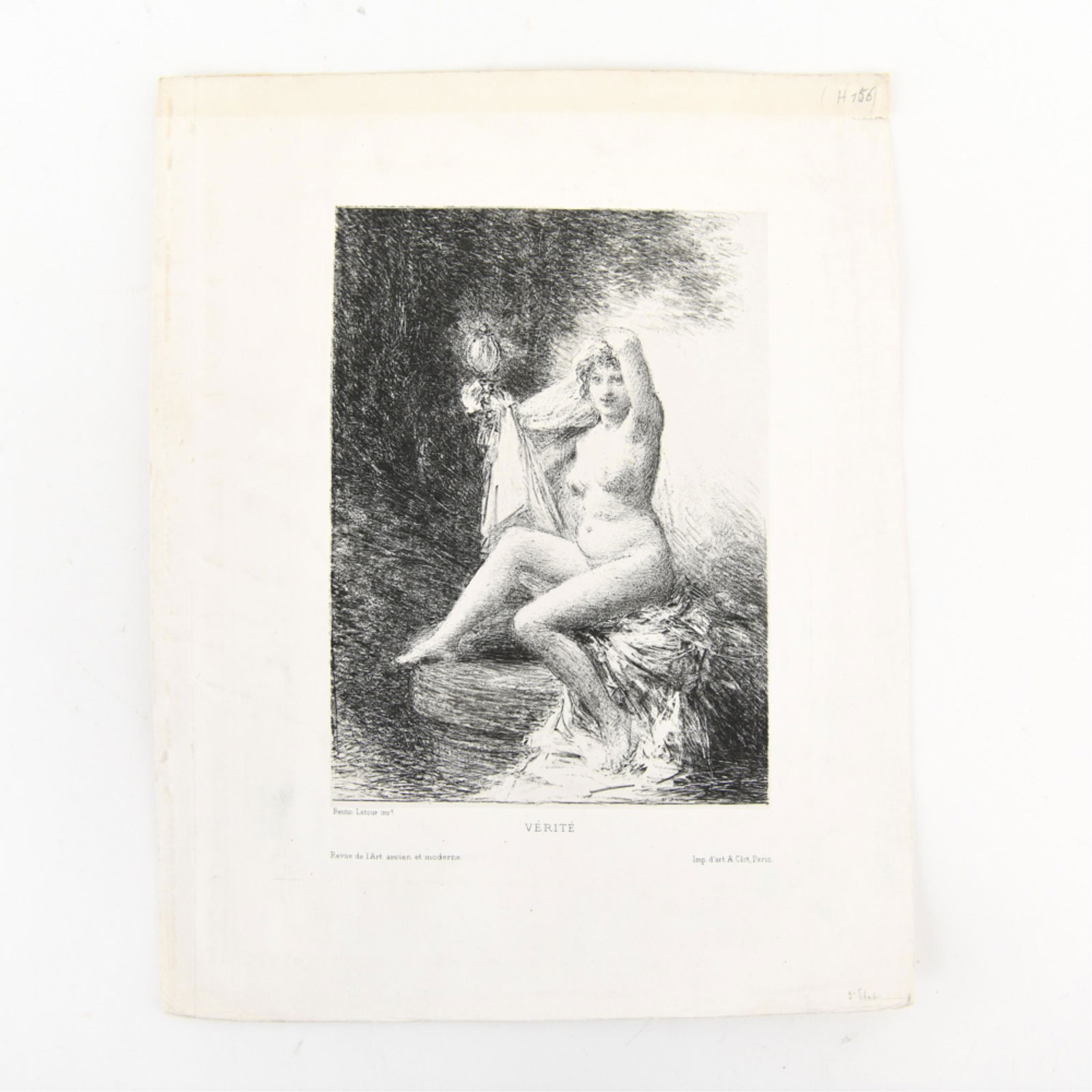 HENRI FANTIN-LATOUR (1836-1904) ORIGINAL LITHO (1 of 9)