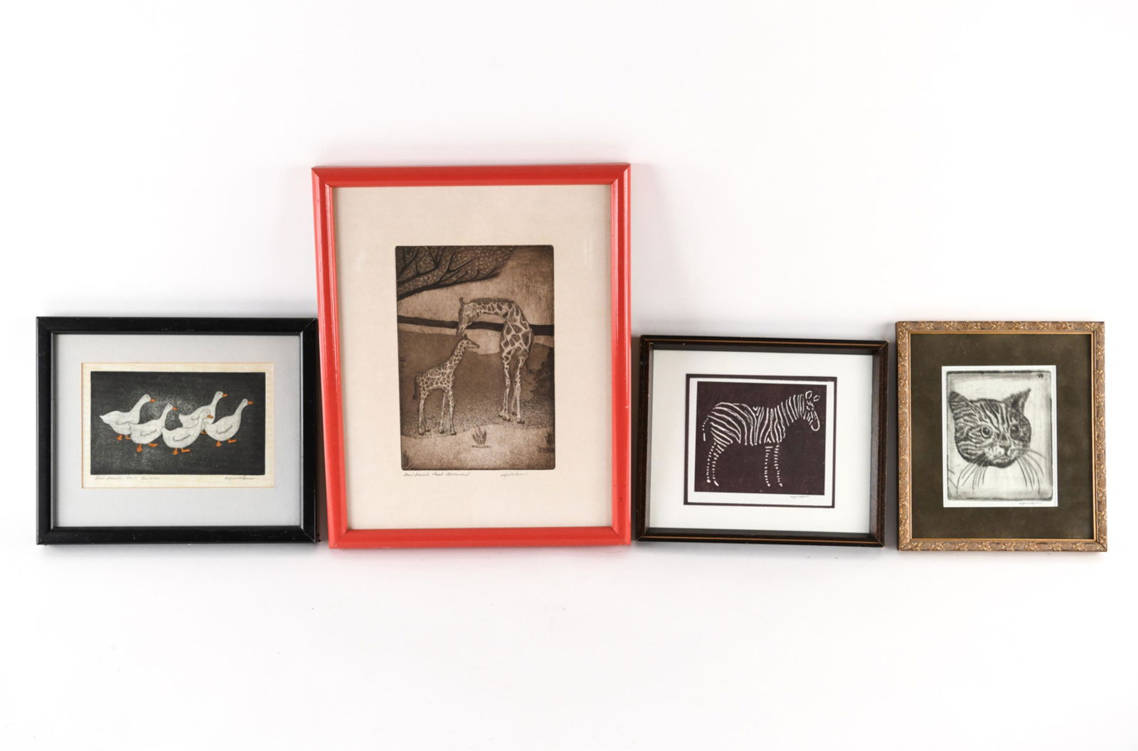 (4) PRINTS OF ANIMALS (1 of 15)