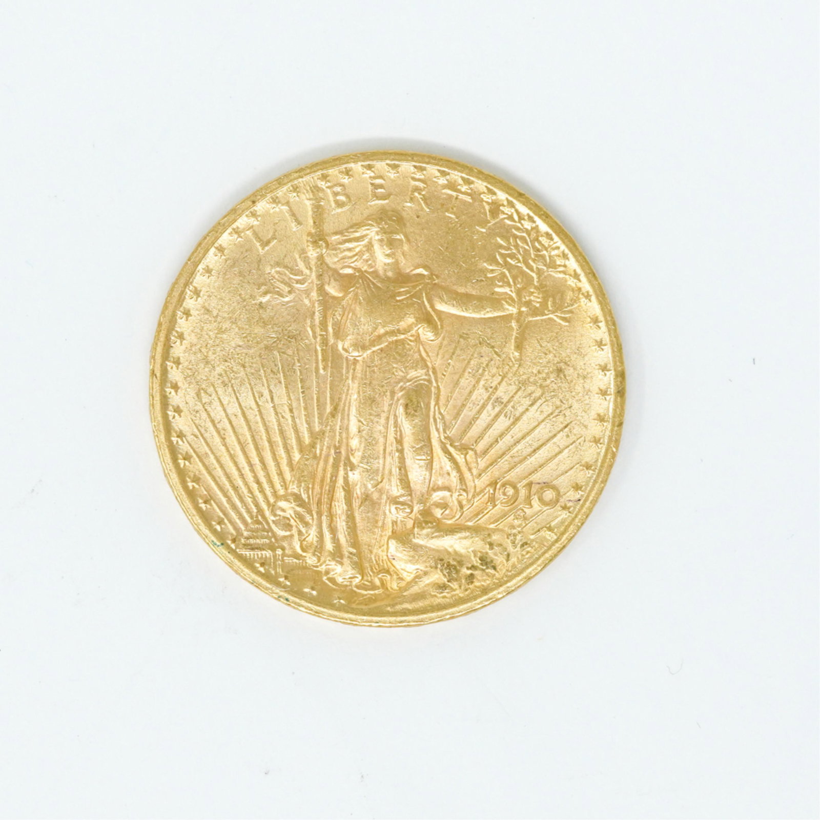 1910 US $20 DOUBLE EAGLE GOLD COIN (1 of 3)