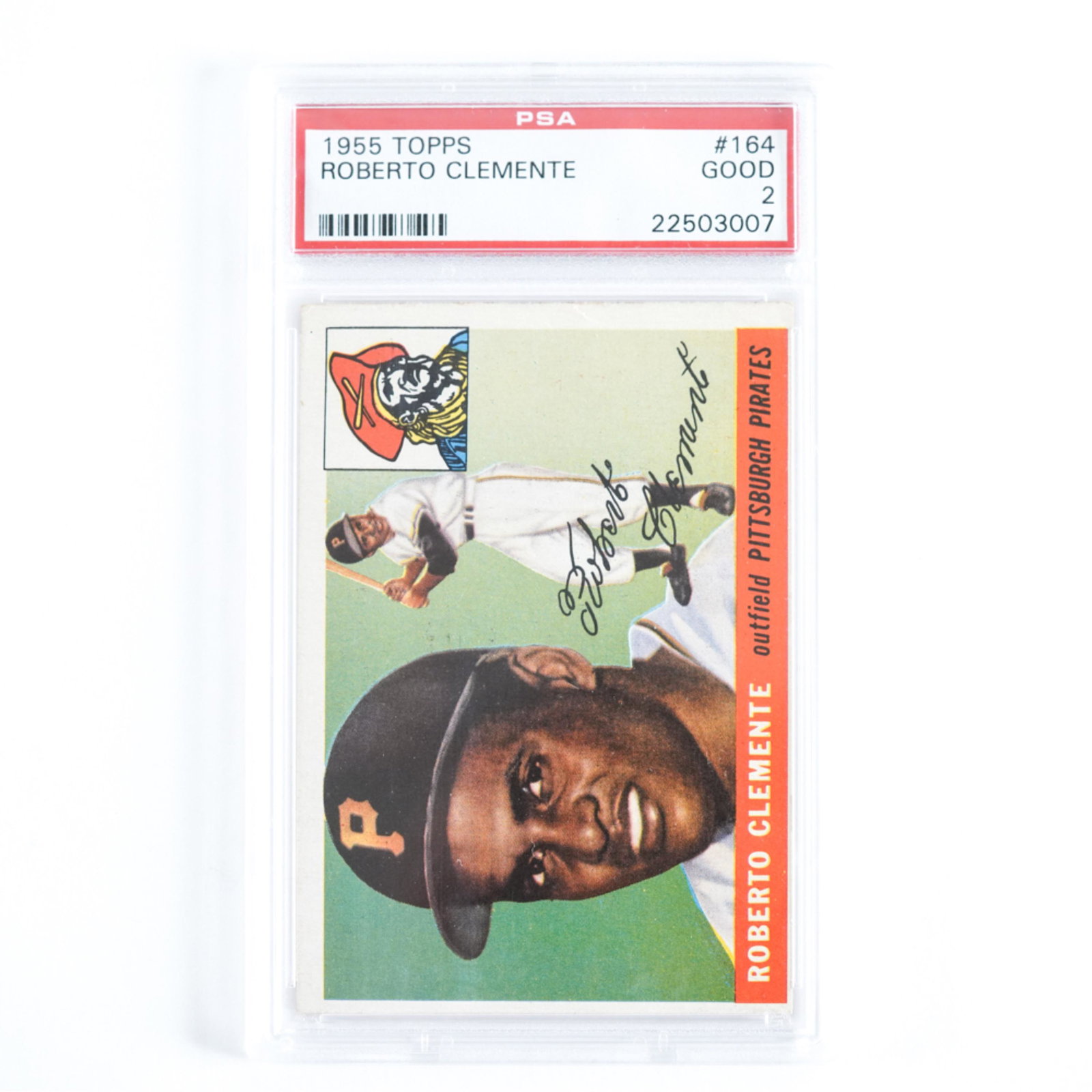 1955 TOPPS #164 ROBERTO CLEMENTE CARD (1 of 9)
