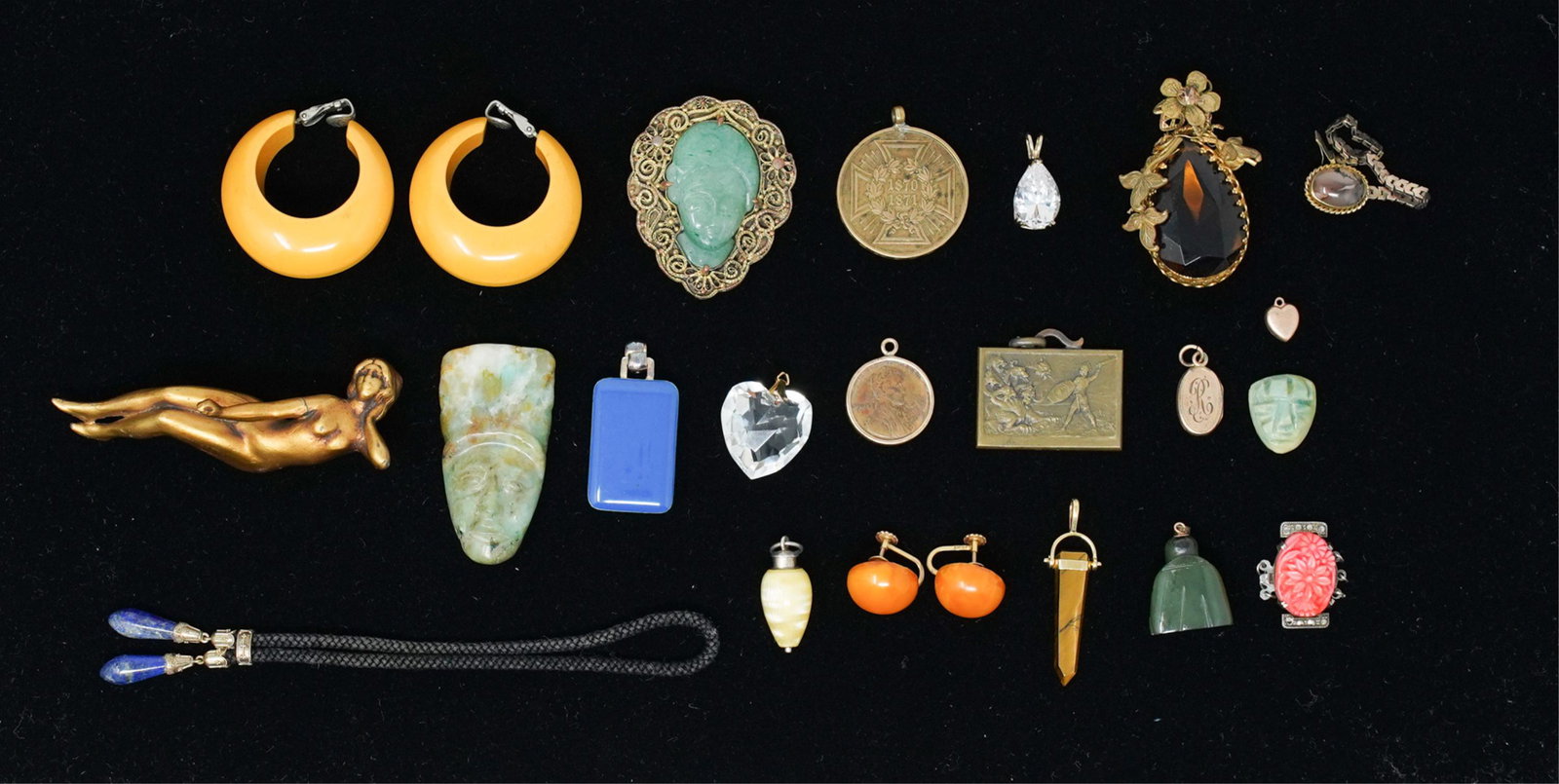GROUPING OF ANTIQUE JEWELRY FINDINGS & OBJECTS (1 of 20)