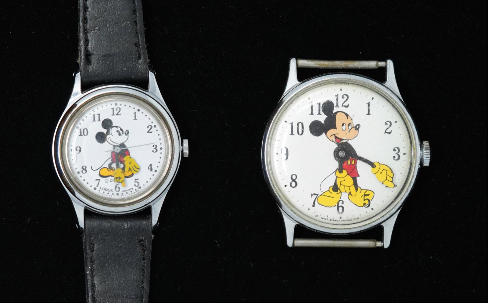 (2) DISNEY MICKEY MOUSE WATCHES (1 of 6)