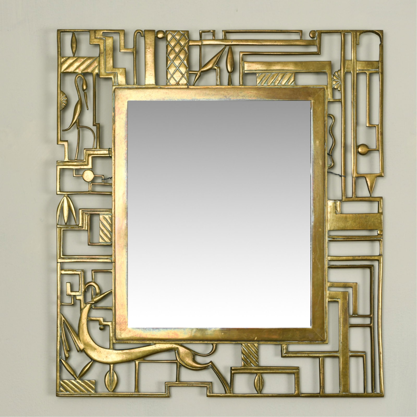 KARL HAGENAUER ART DECO PERIOD MIRROR (1 of 11)