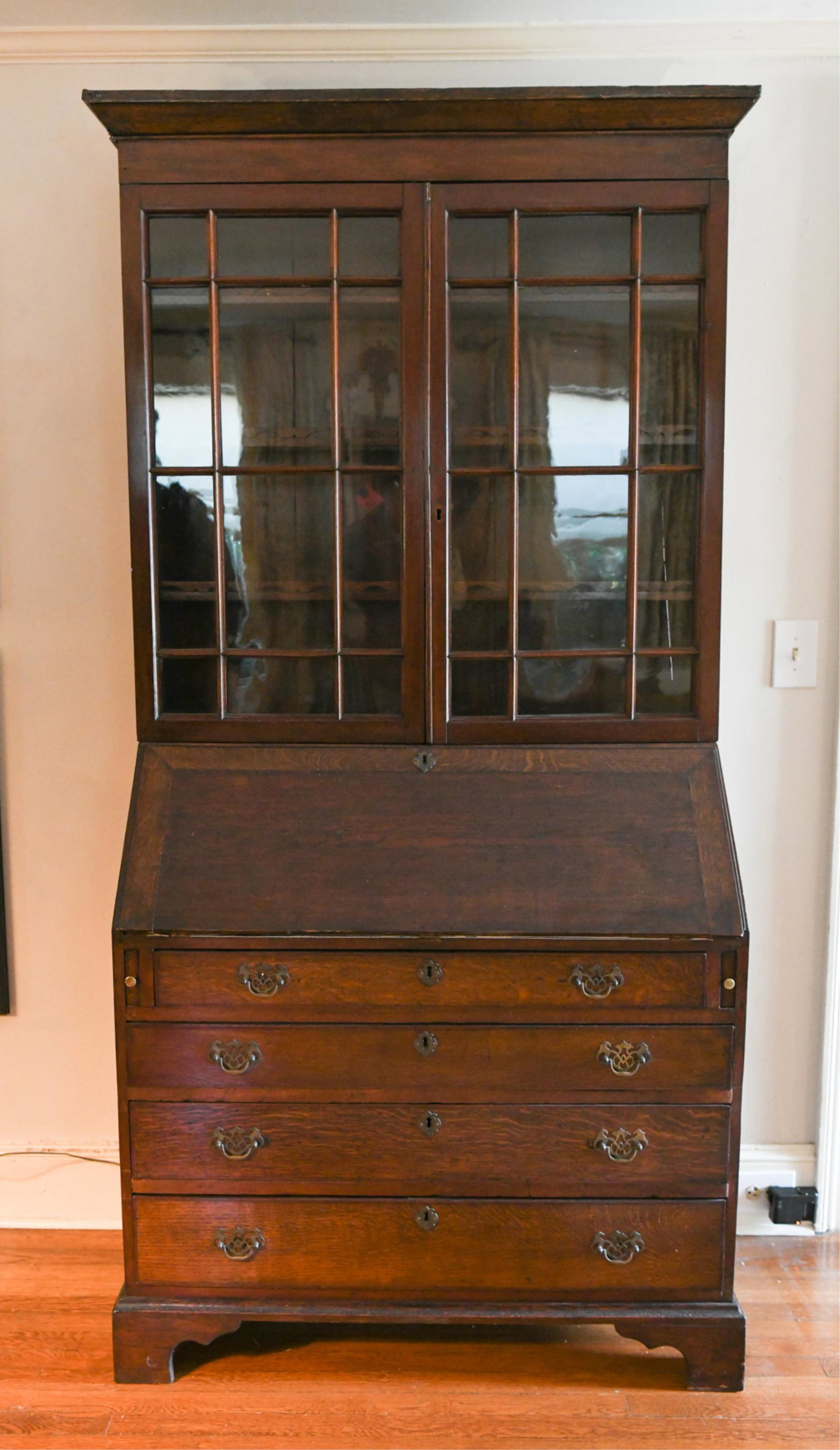 18TH C. SECRETARY BOOKCASE DESK (1 of 20)