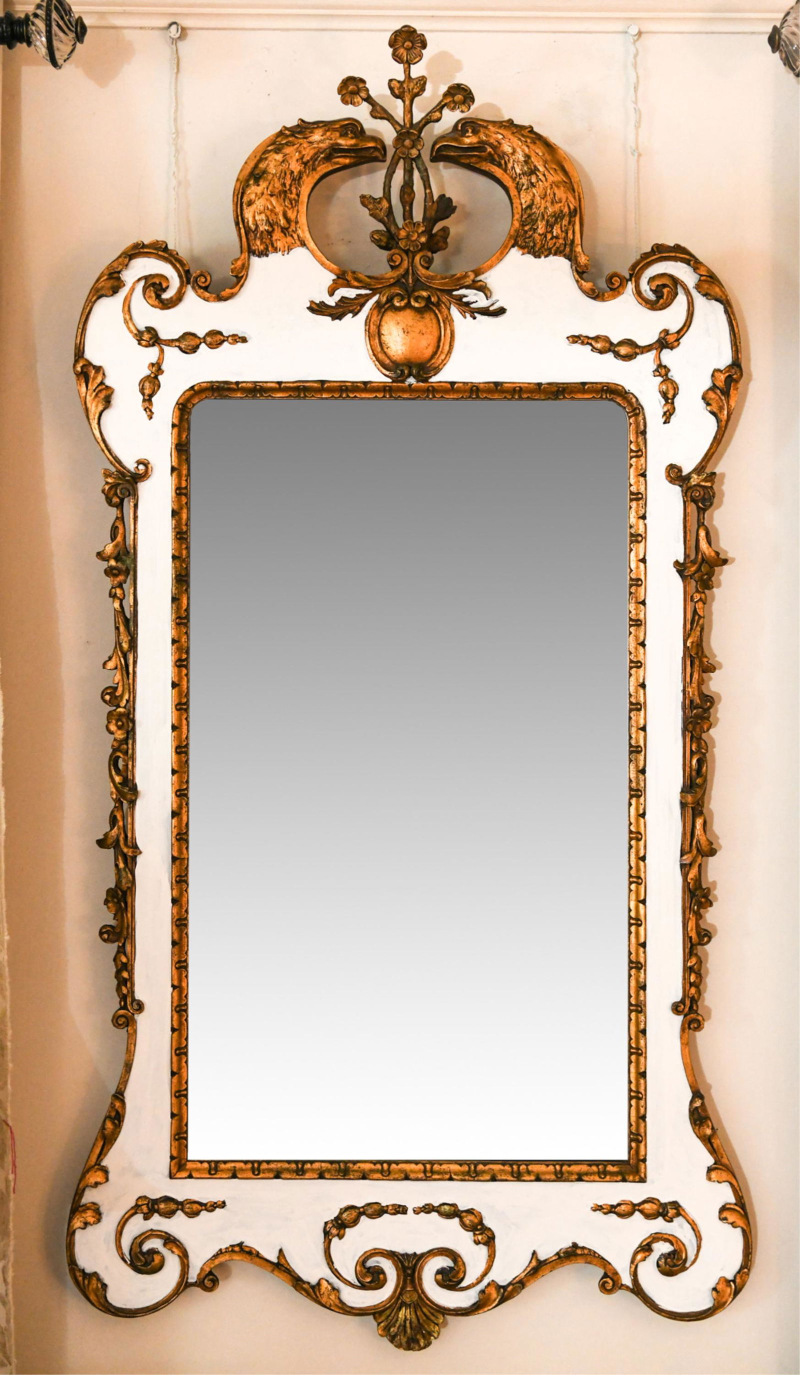 19TH C. DOUBLE EAGLE MIRROR (1 of 8)