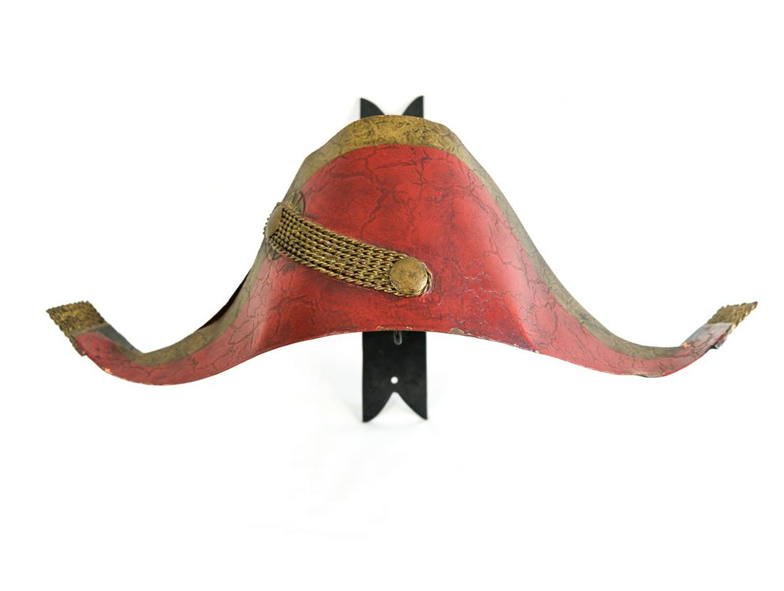 FRENCH TOLE METAL NAPOLEAN HAT TRADE SIGN (1 of 10)