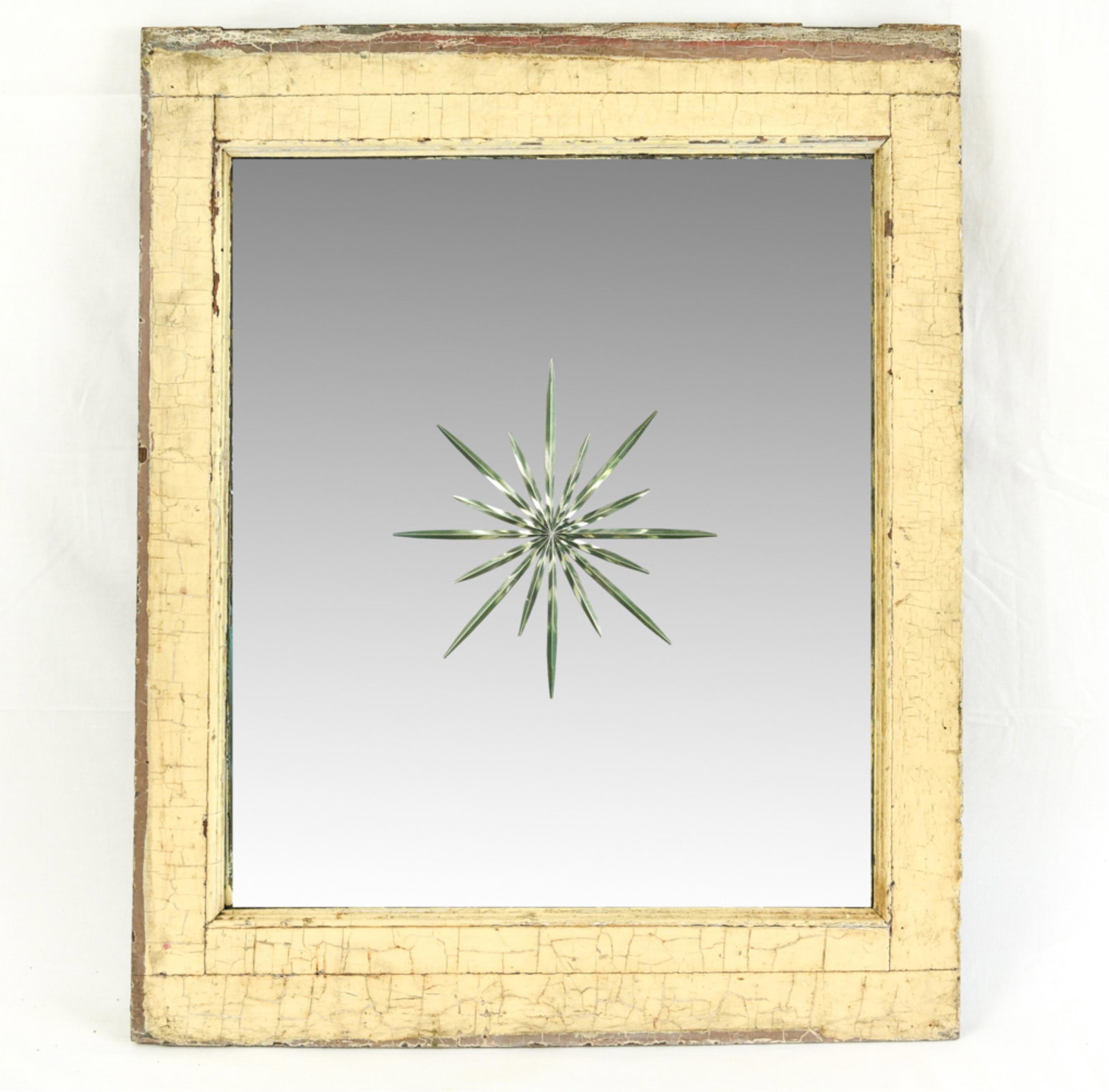 ANTIQUE ETCHED STARBURST MIRROR (1 of 7)
