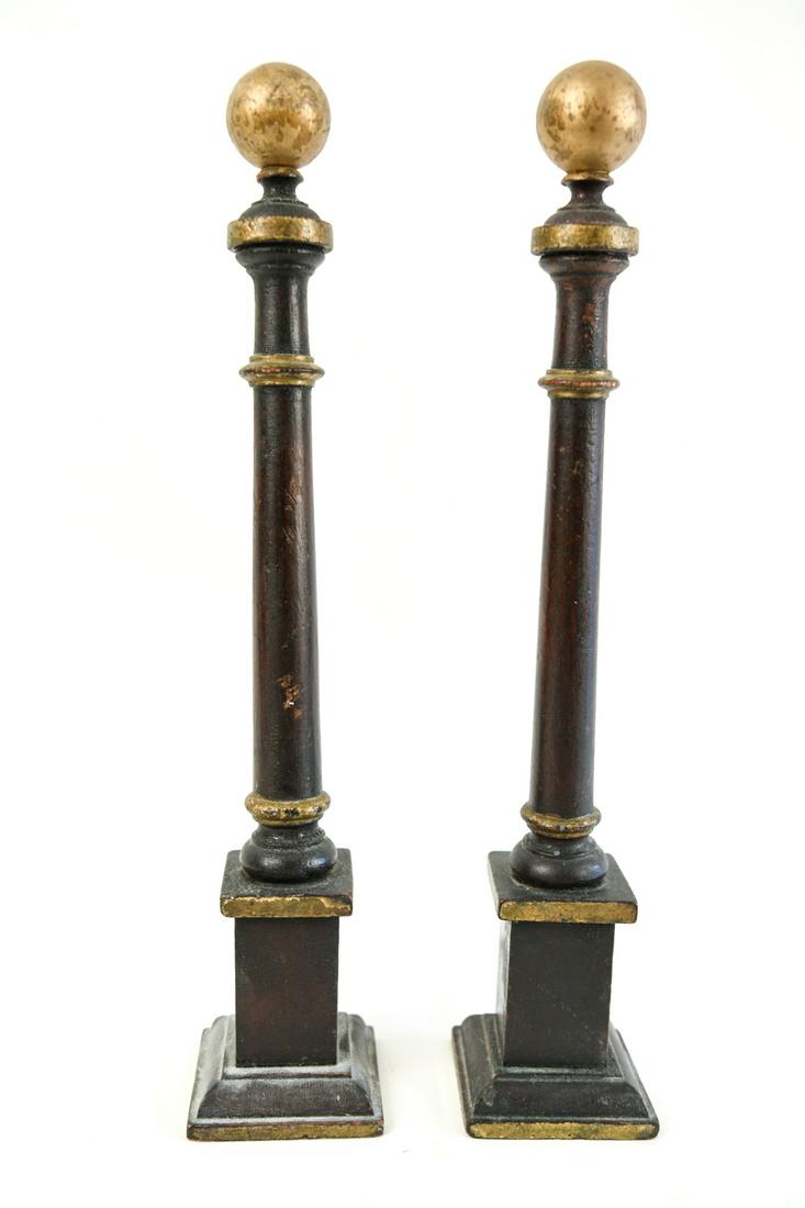 PAIR OF DECORATIVE COLUMNS (1 of 7)