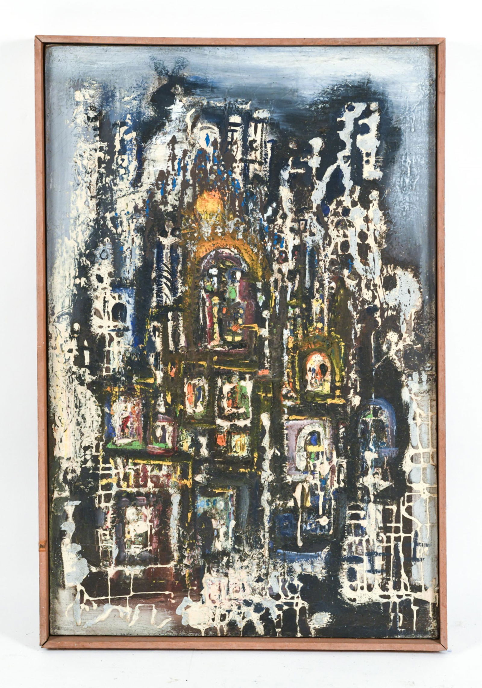 LUCIA WILCOX ABSTRACT O/C SAG HARBOR 1953 (1 of 9)