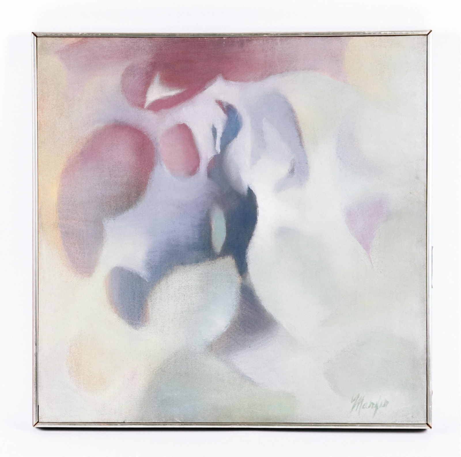 DONNA MARXER (1934-2019) O/C MAUVE FORMS (1 of 9)