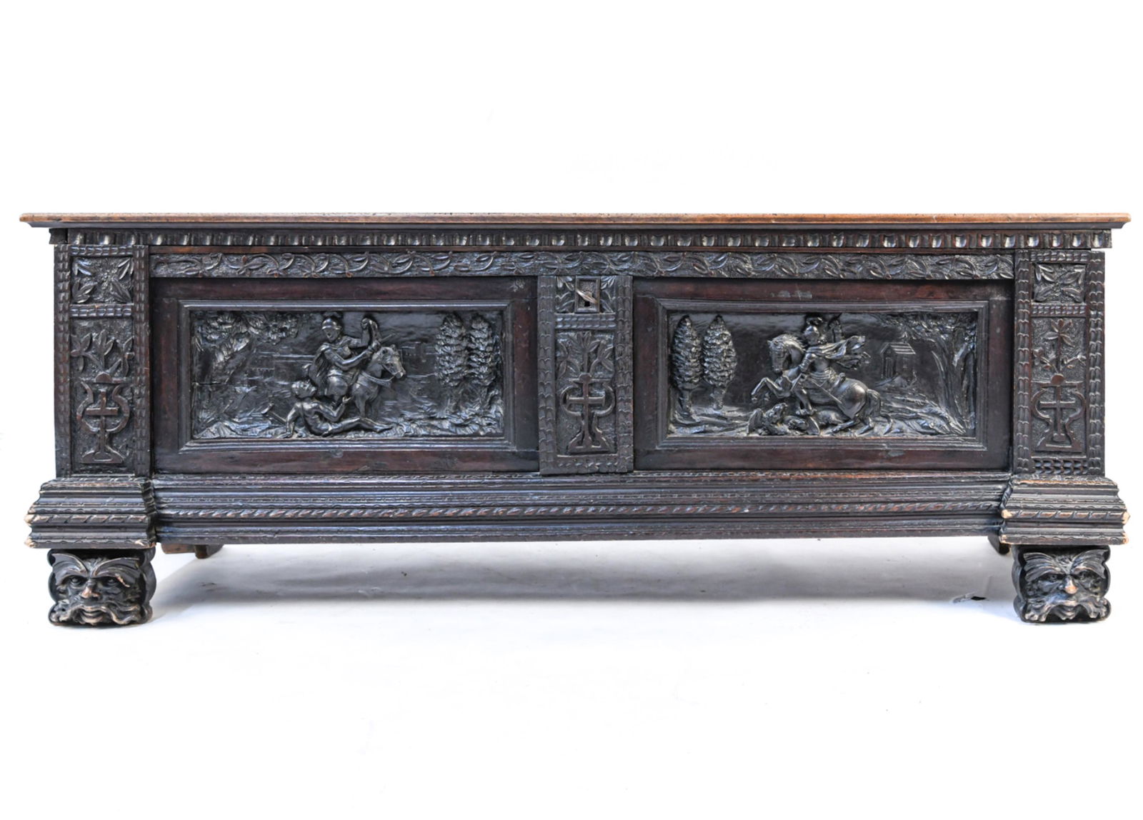 RENAISSANCE STYLE CARVED CASSONE (1 of 19)
