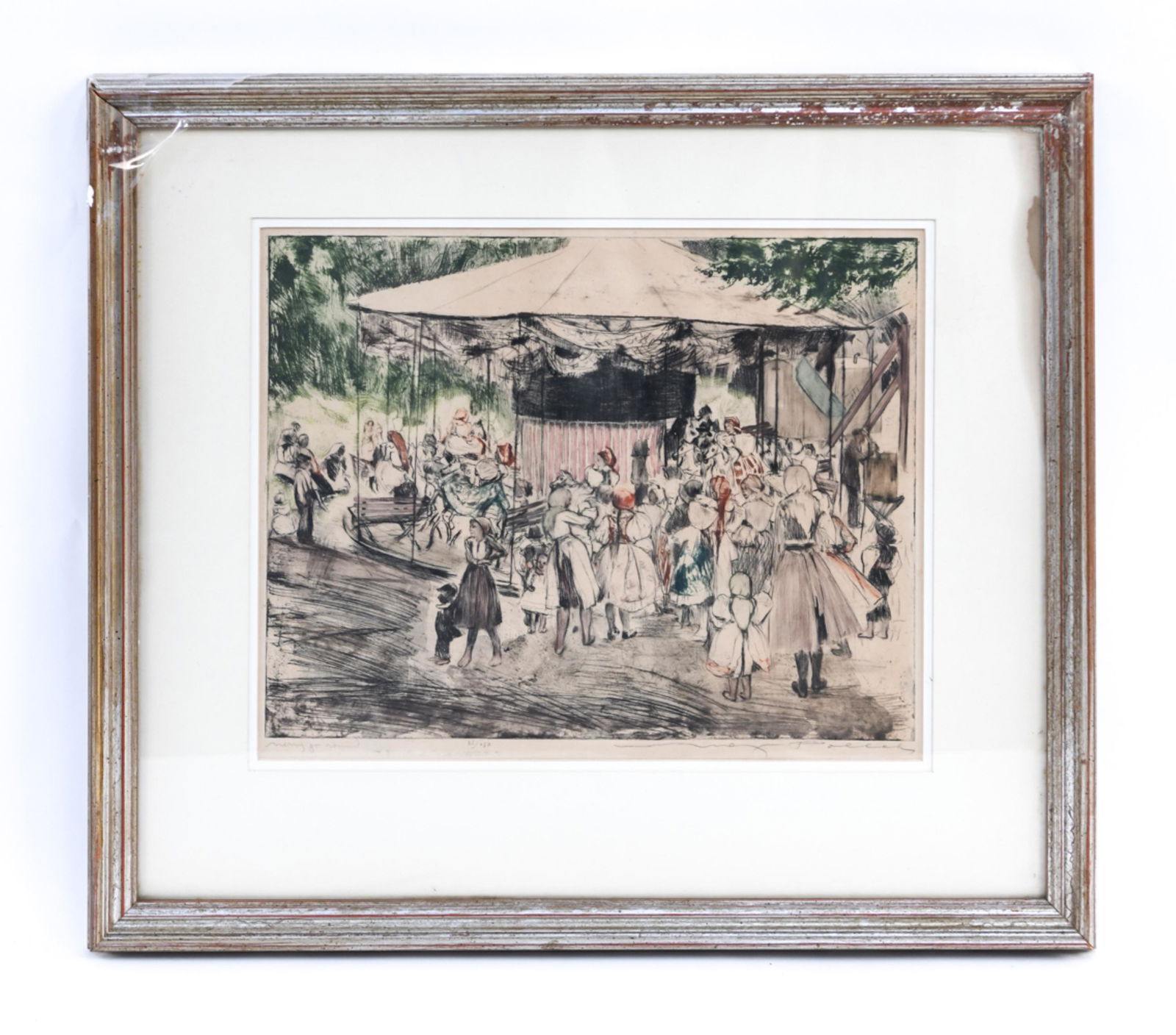 MAX POLLOCK, BRITISH (1877-1943) COLOR ETCHING (1 of 12)