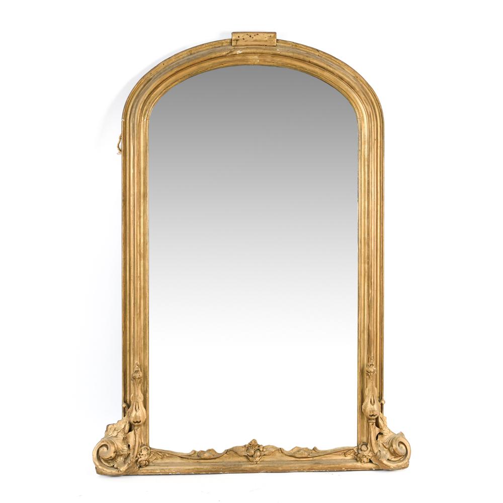 ITALIAN STYLE GOLD TONE MIRROR (1 of 9)