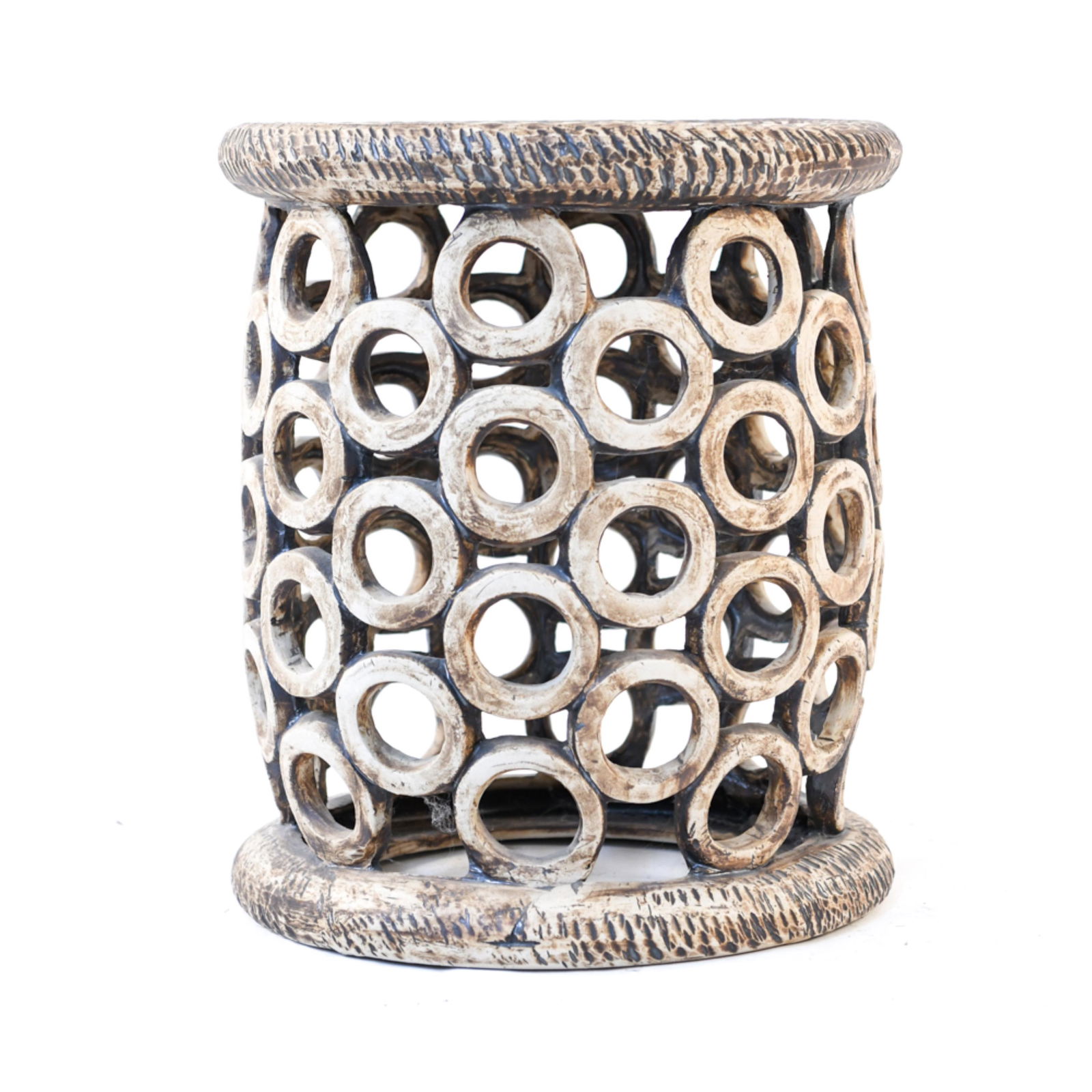 TUCKER ROBBINS PORCELAIN BANGLE SIDE TABLE (1 of 8)