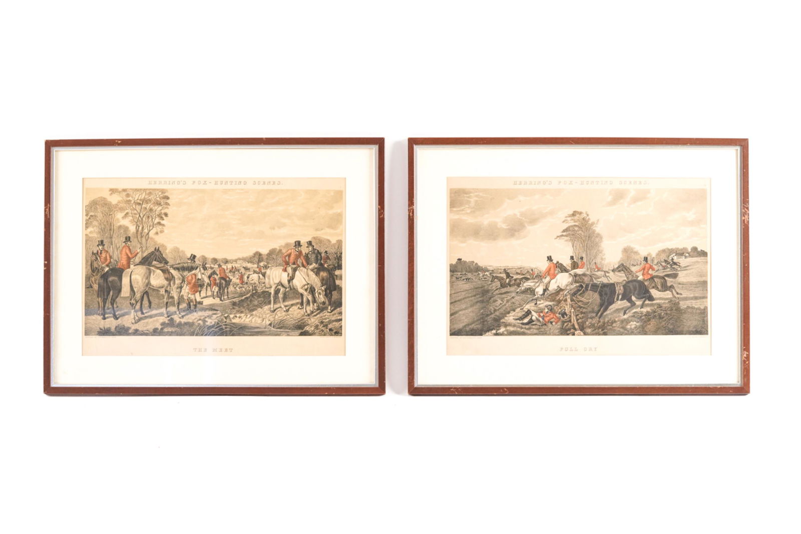 (2) FOX HUNTING SCENE PRINTS (1 of 16)