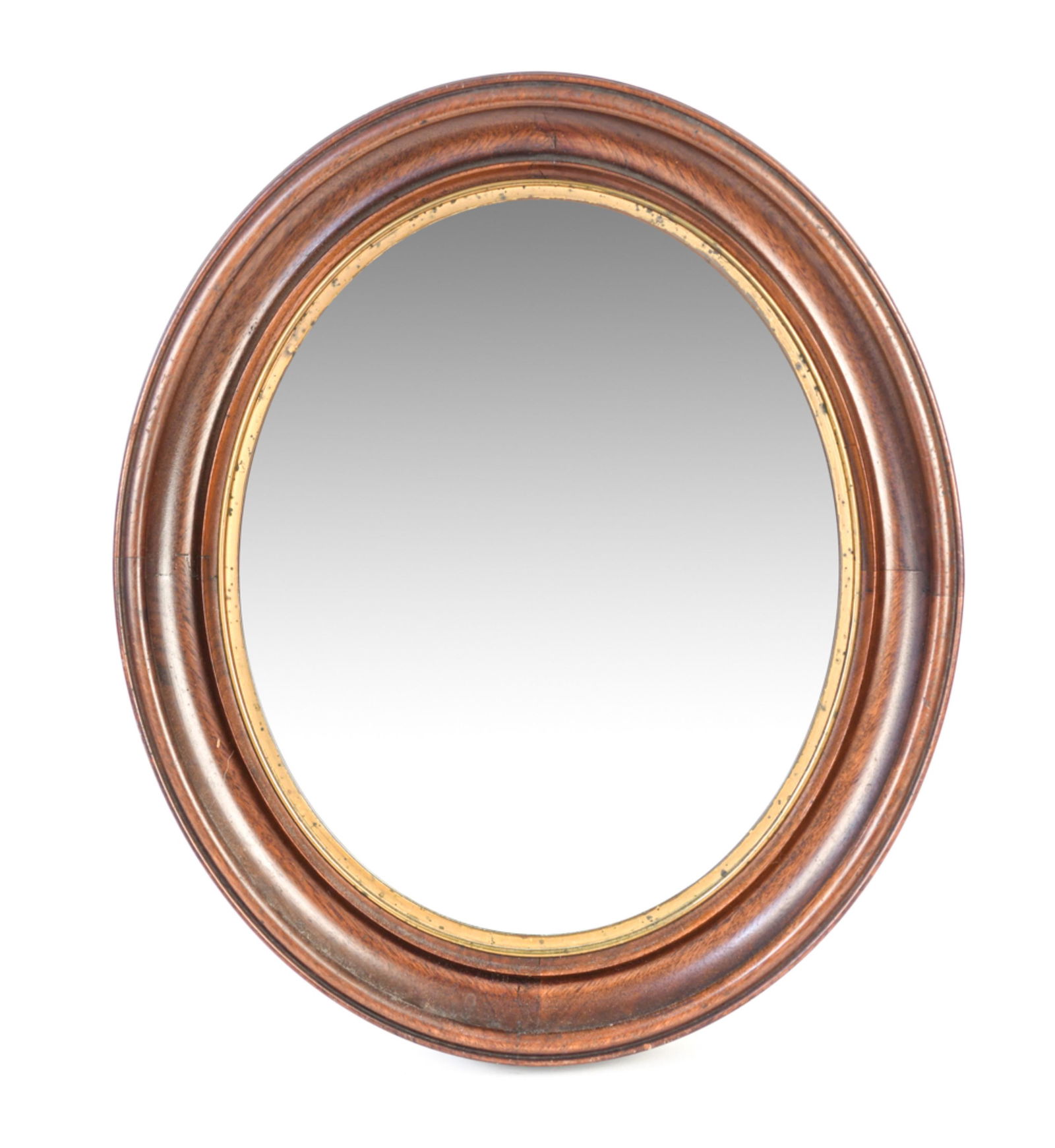 ANTIQUE OVAL FRAME MIRROR (1 of 3)