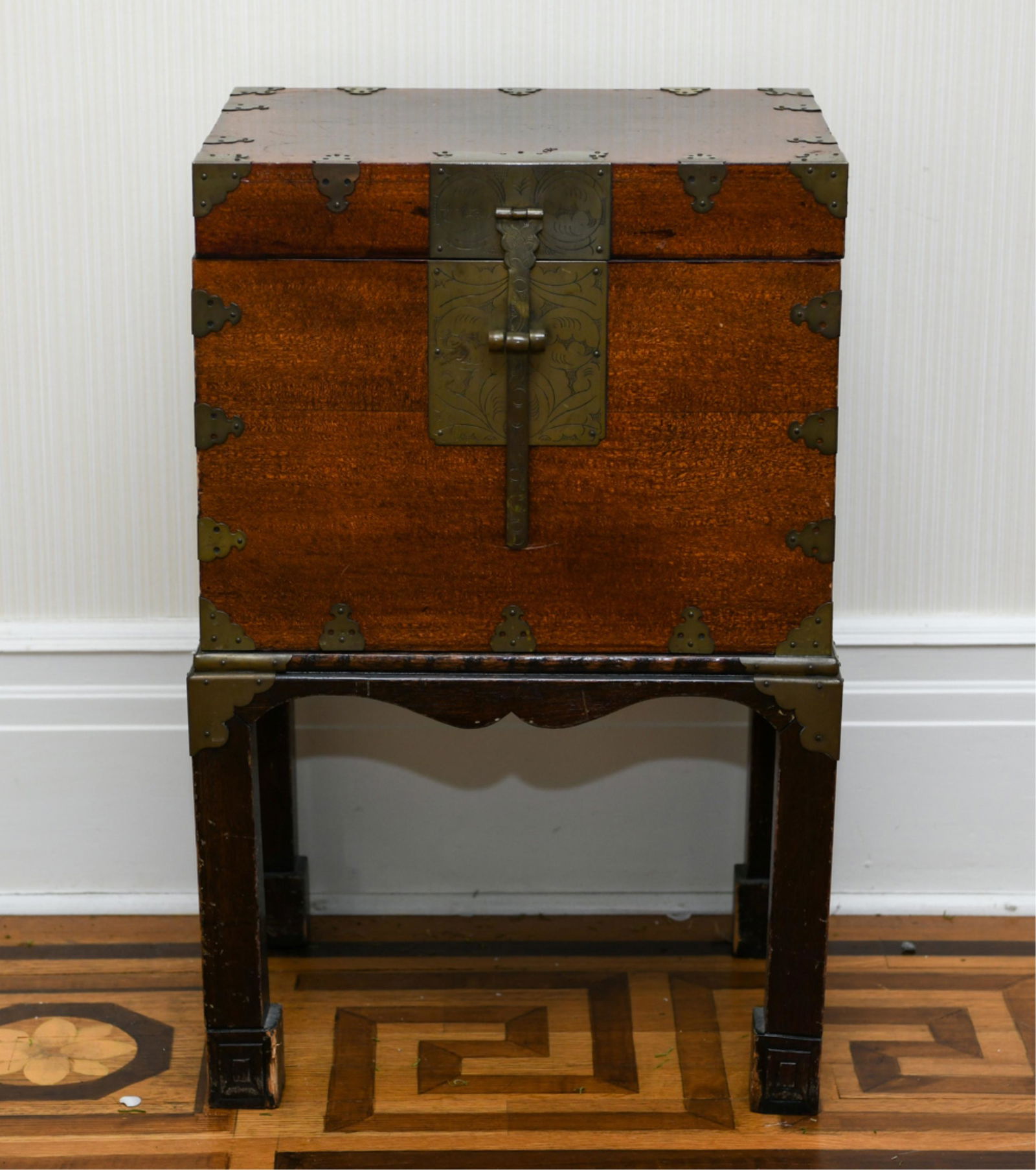 CHINESE CHEST ON STAND (1 of 7)