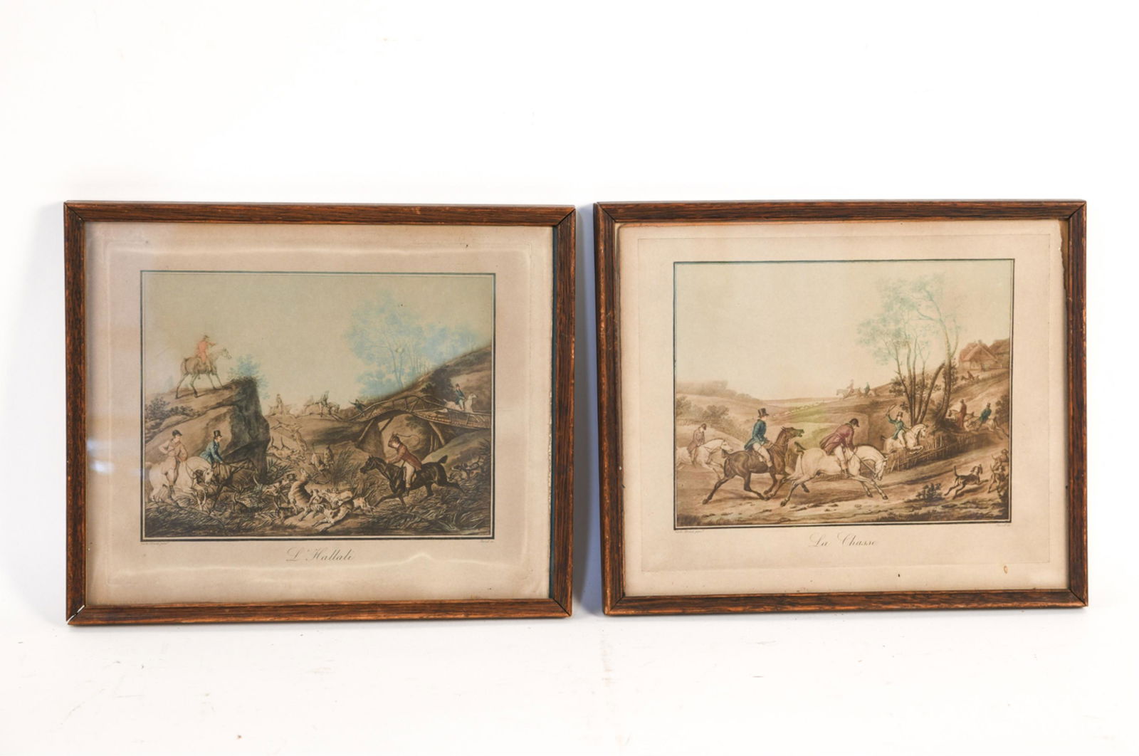 (2) FRENCH HUNTING SCENE PRINTS (1 of 12)