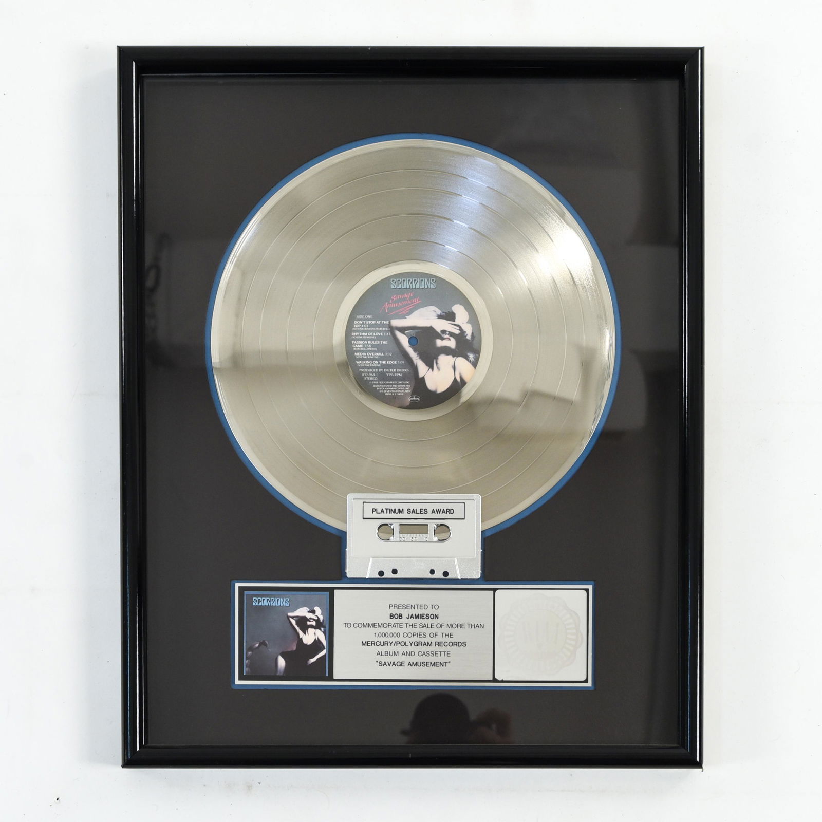 PLATINUM SALES AWARD FOR THE SCORPIONS (1 of 4)